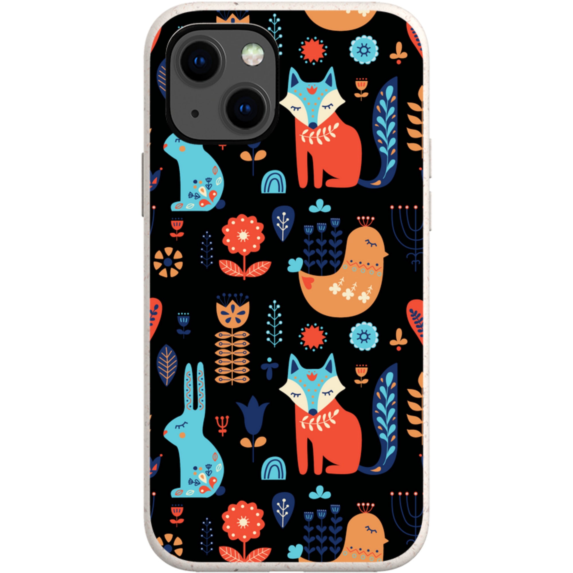 Nordic Ornament Black — iPhone 13 iPhone Bio-degradable Case — Finnaij