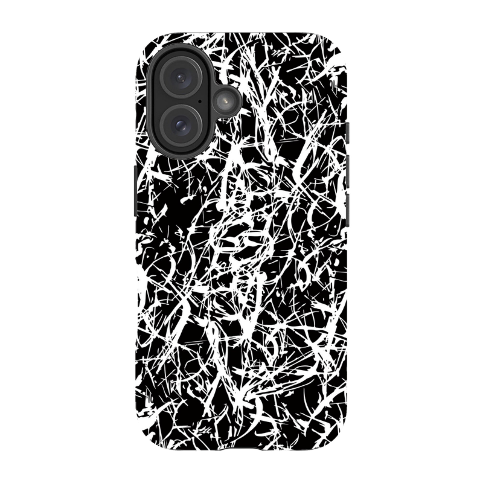 Black-White Grunge — Apple iPhone Tough Case — Finnaij