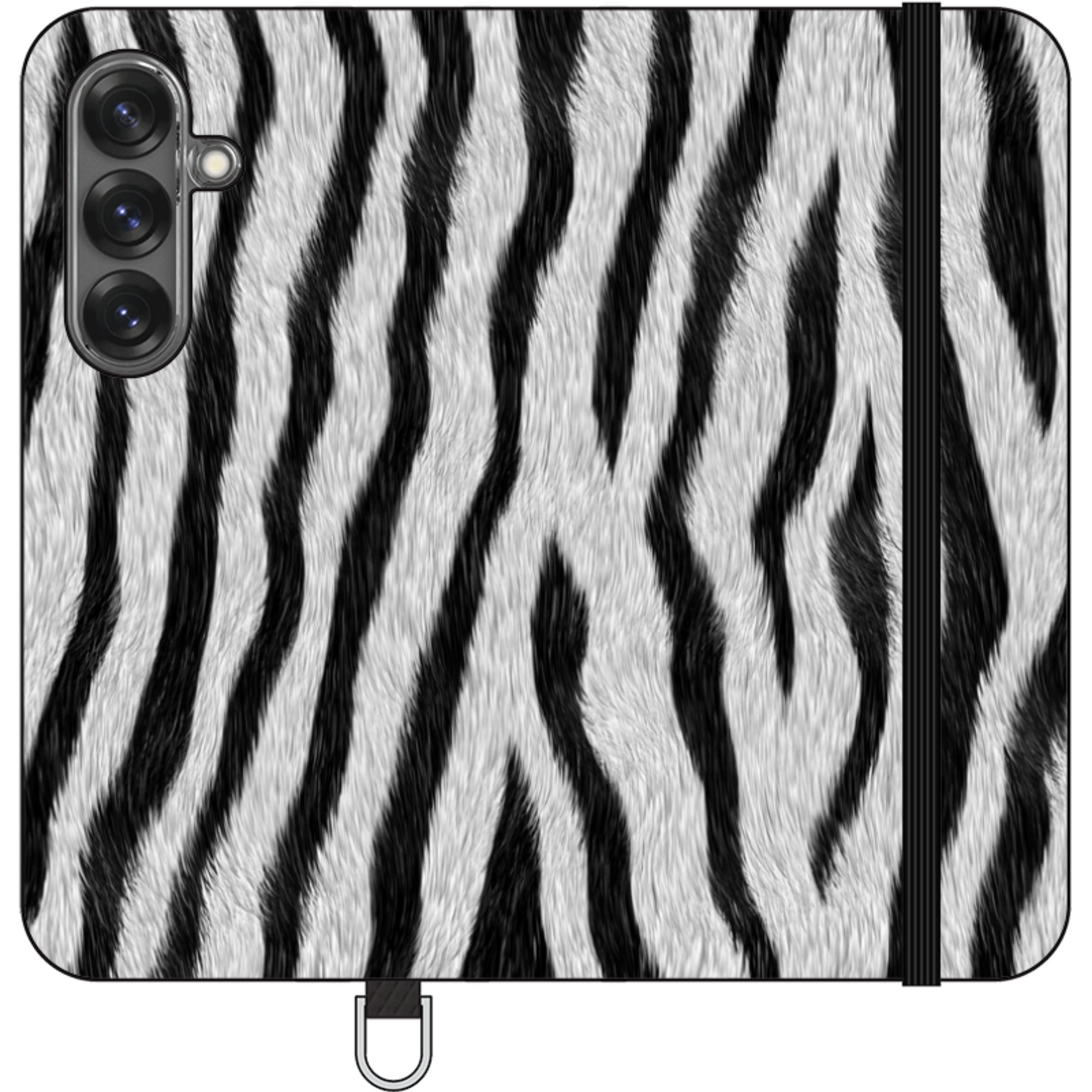Zebra Groove — Folio Wallet Case — Finnaij