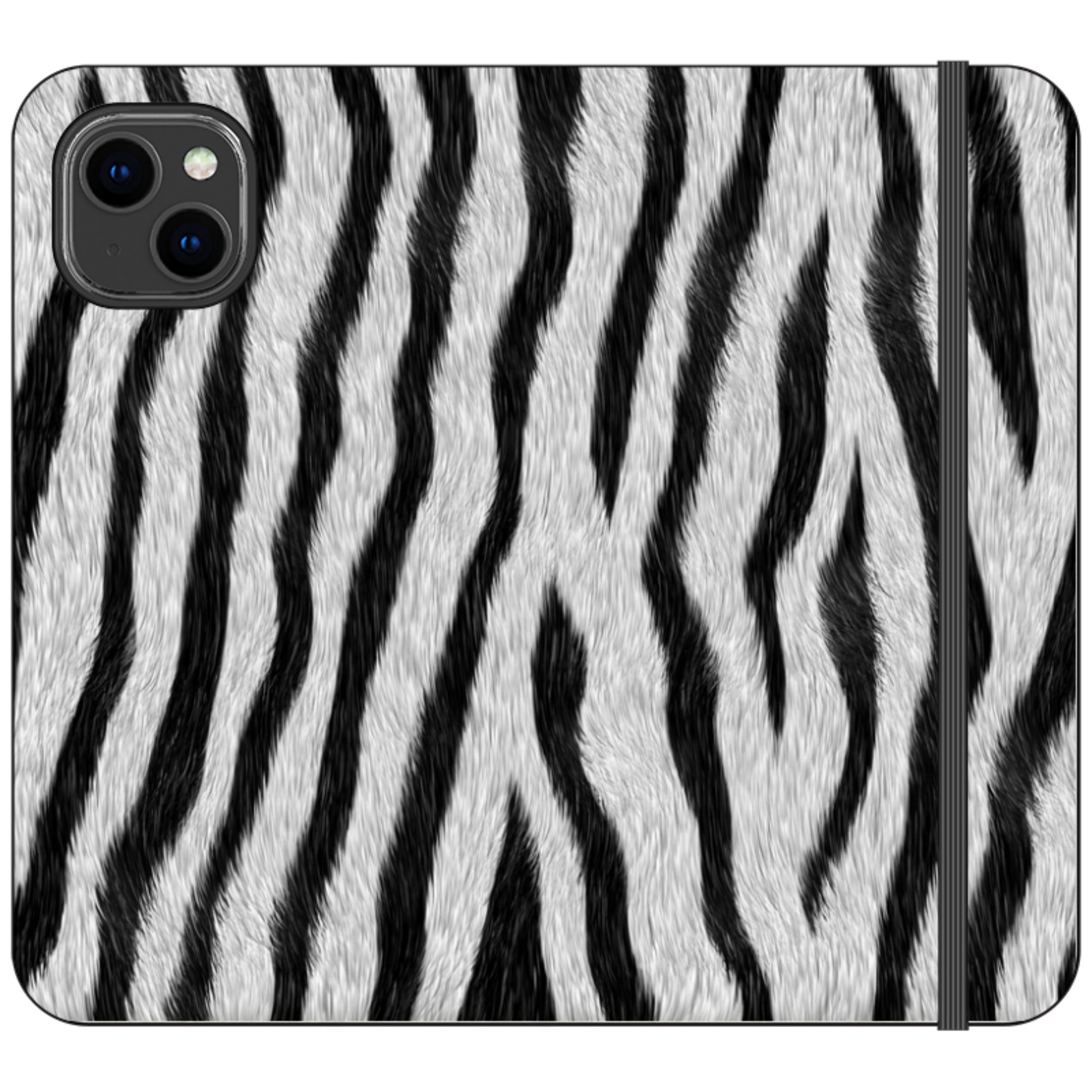 Zebra Groove - Folio Wallet Case - Finnaij