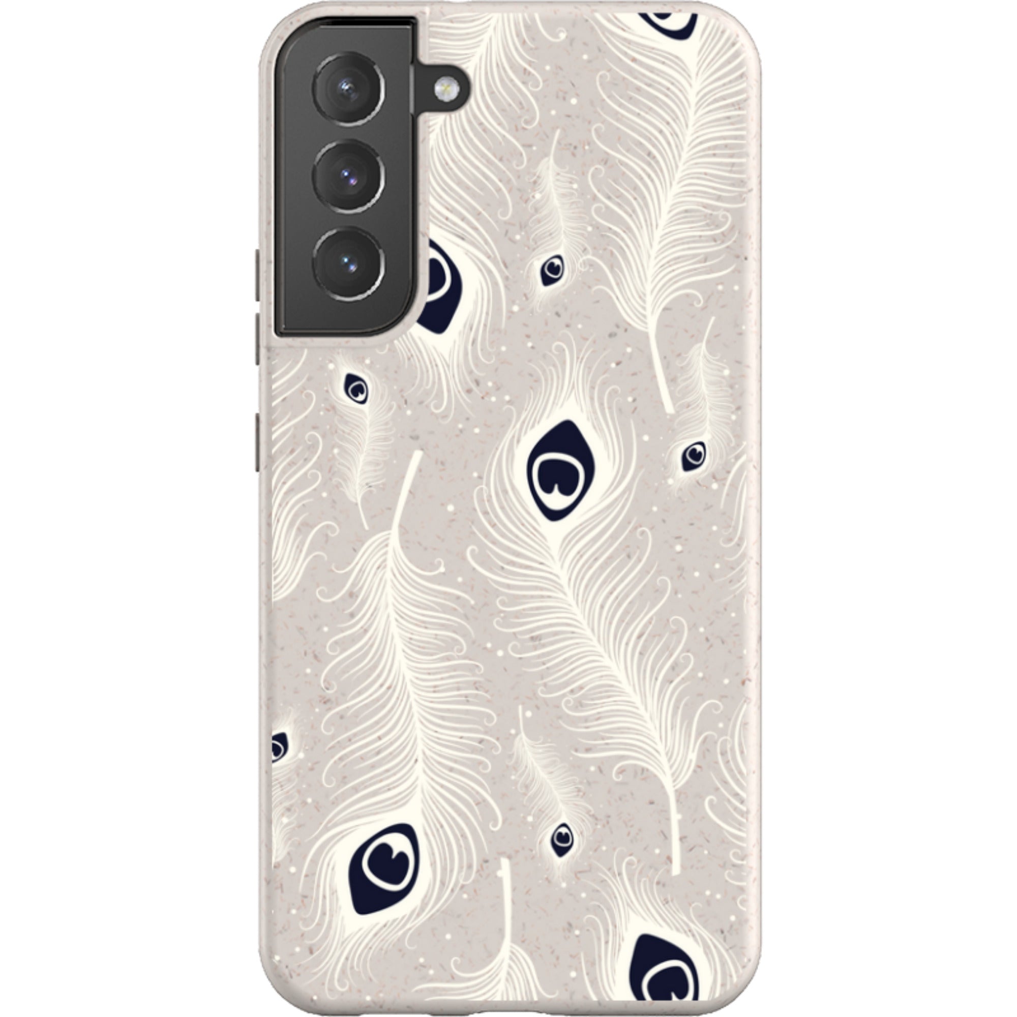Feathers in Bloom Natural — Samsung Galaxy Bio-degradable Case — Finnaij