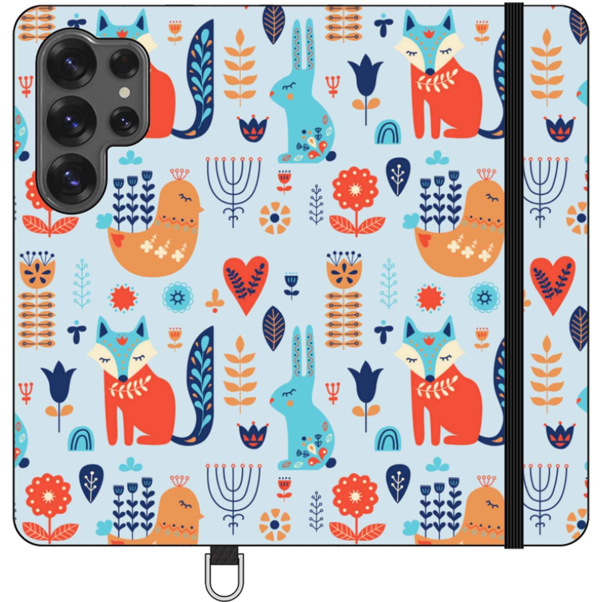 Nordic Ornament — Apple Folio Wallet Case — Finnaij