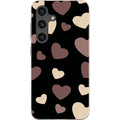 White & Black Hearts — Samsung Galaxy Bio-degradable Case — Finnaij