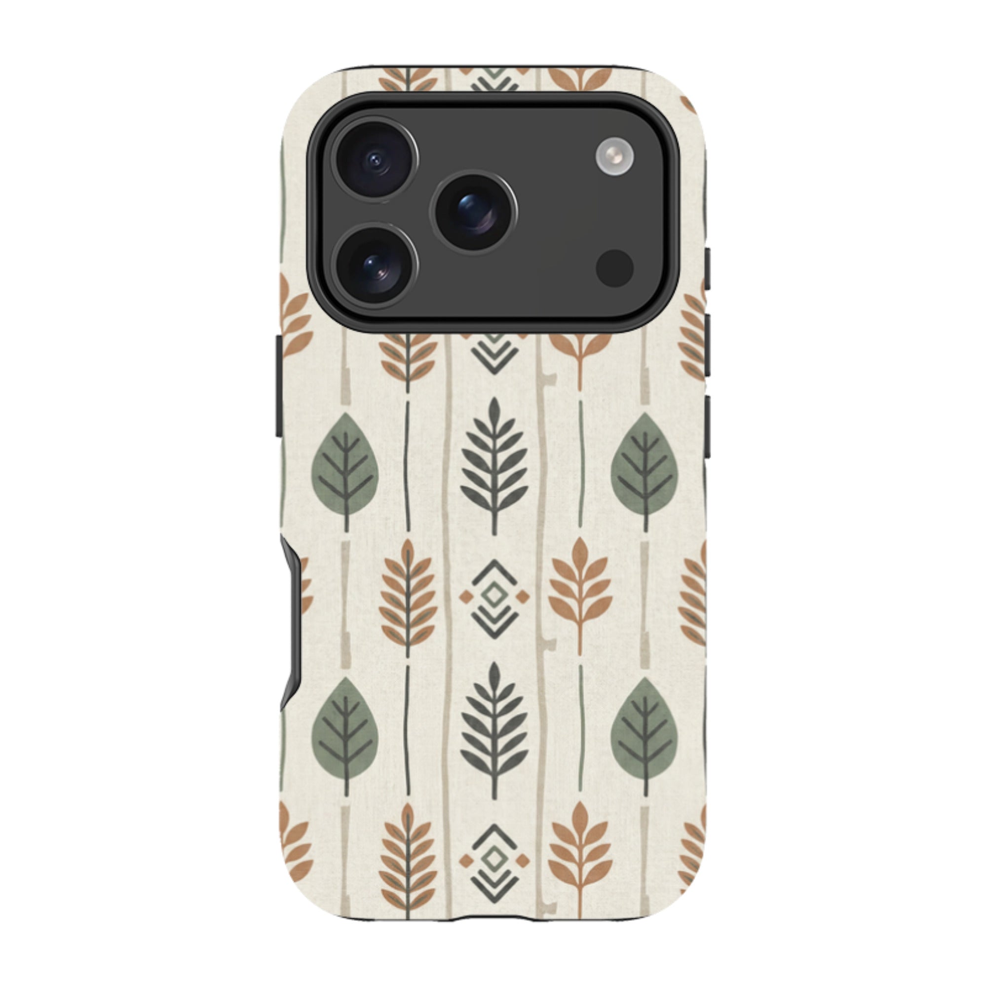 Birch and Linen Pattern by Elsi Vaarala — Apple iPhone Tough Case — Finnaij
