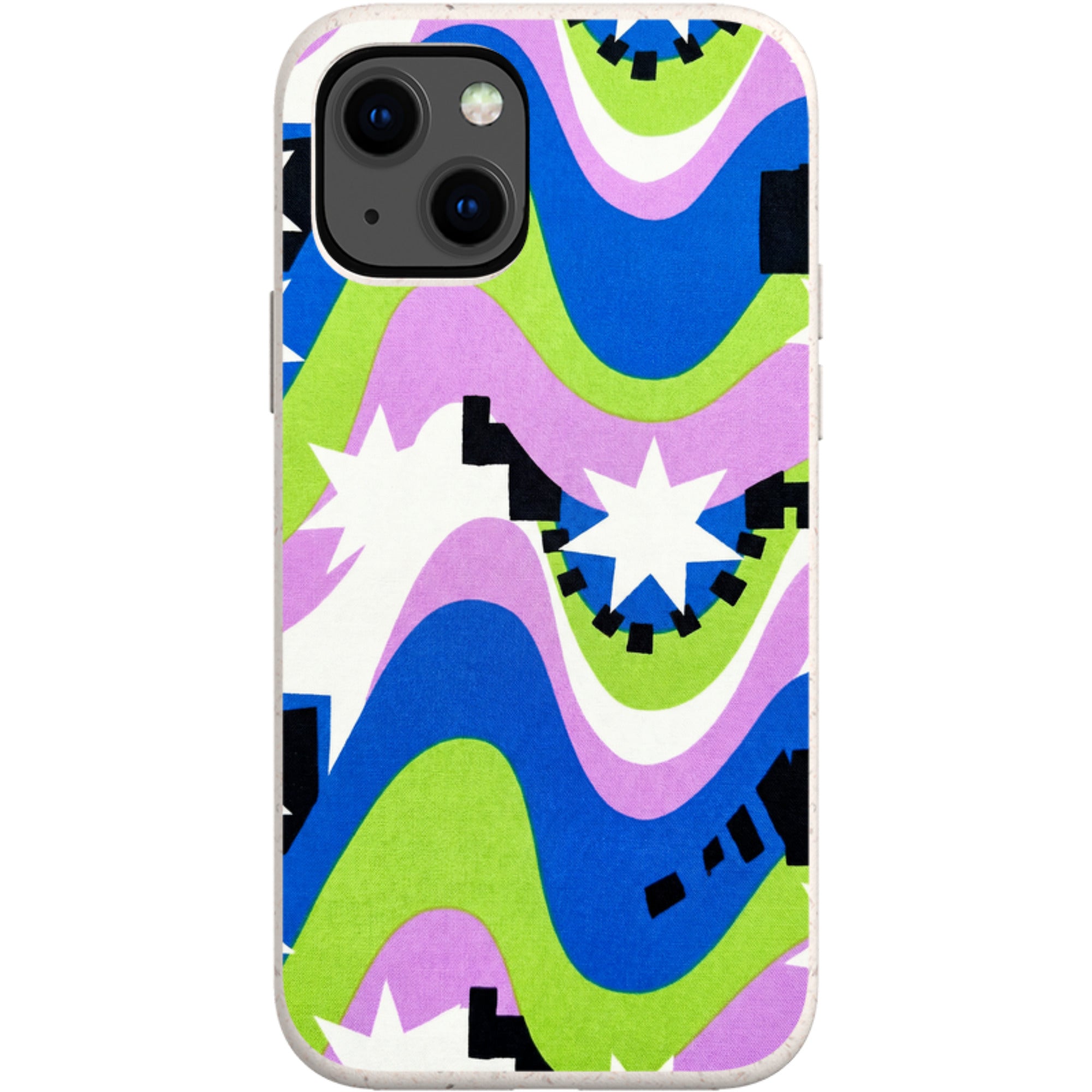Aurora Pop Burst by Salla Niemi — iPhone 13 Mini iPhone Bio-degradable Case — Finnaij