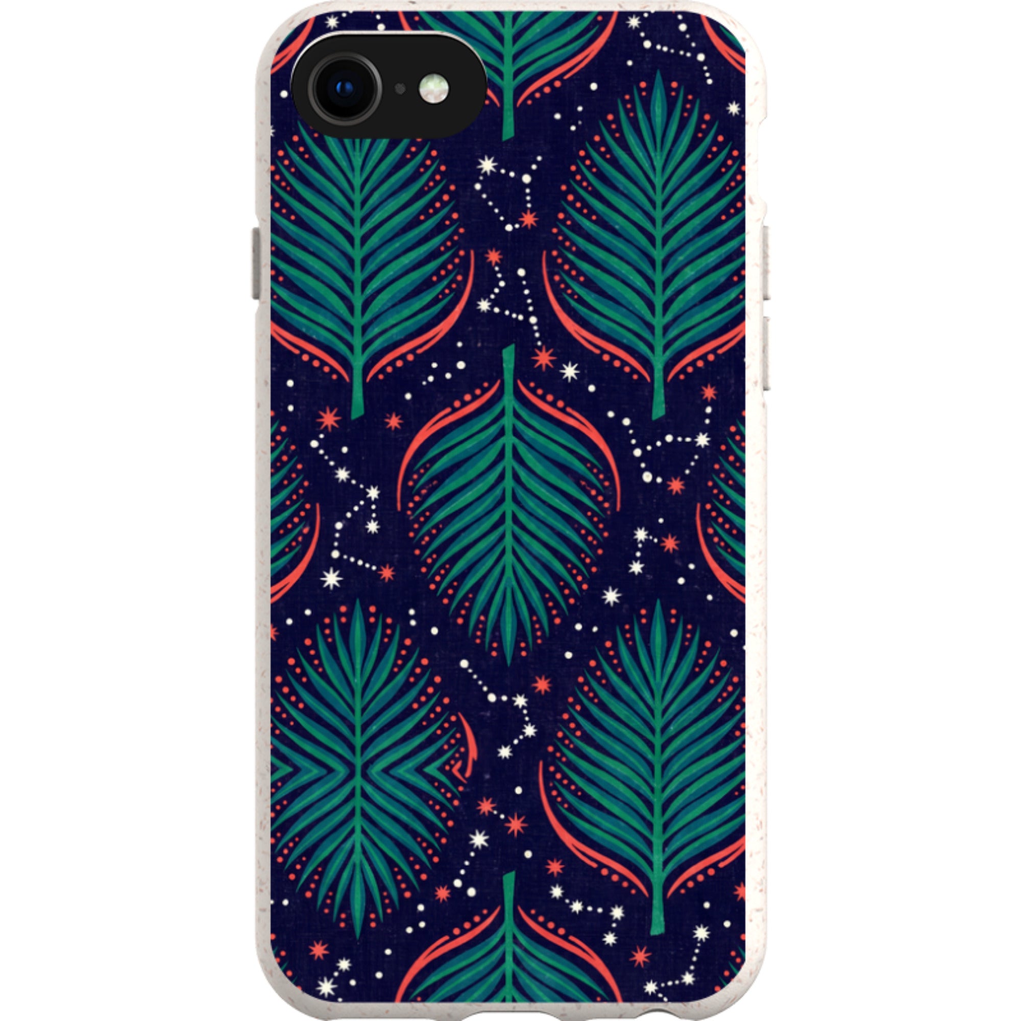 Palm Frond Constellations by Ada Okoye — iPhone SE3 iPhone Bio-degradable Case — Finnaij