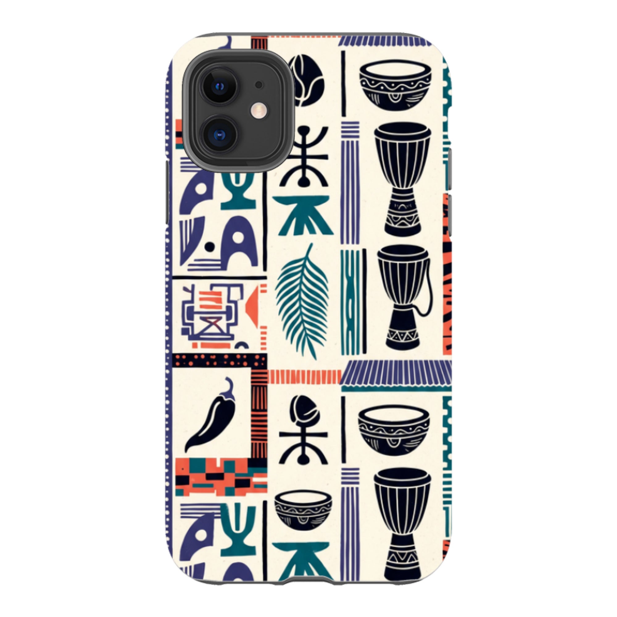 Market Day Icons by Ada Okoye - iPhone Tough Case