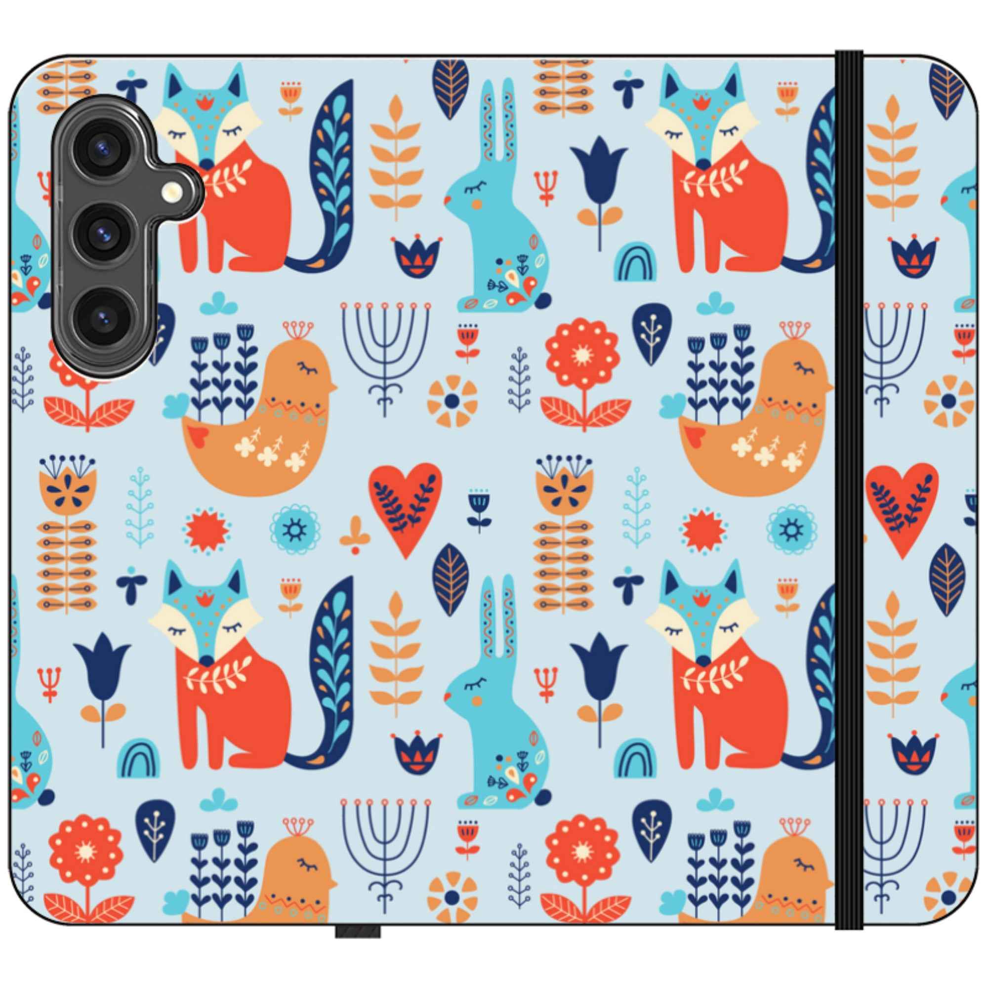 Nordic Ornament — Apple Folio Wallet Case — Finnaij