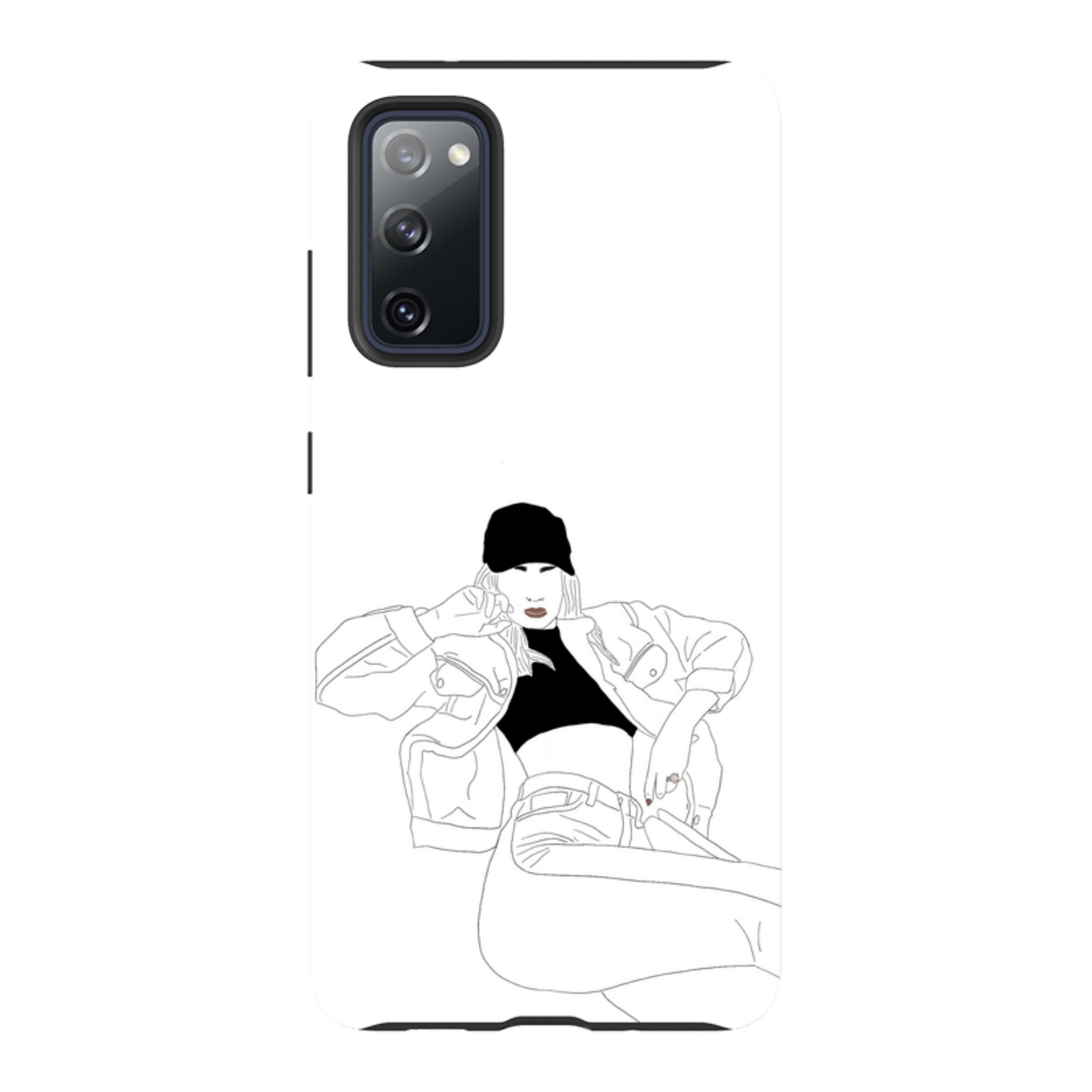 Black Cap by Keagan Haight - Samsung Tough Case