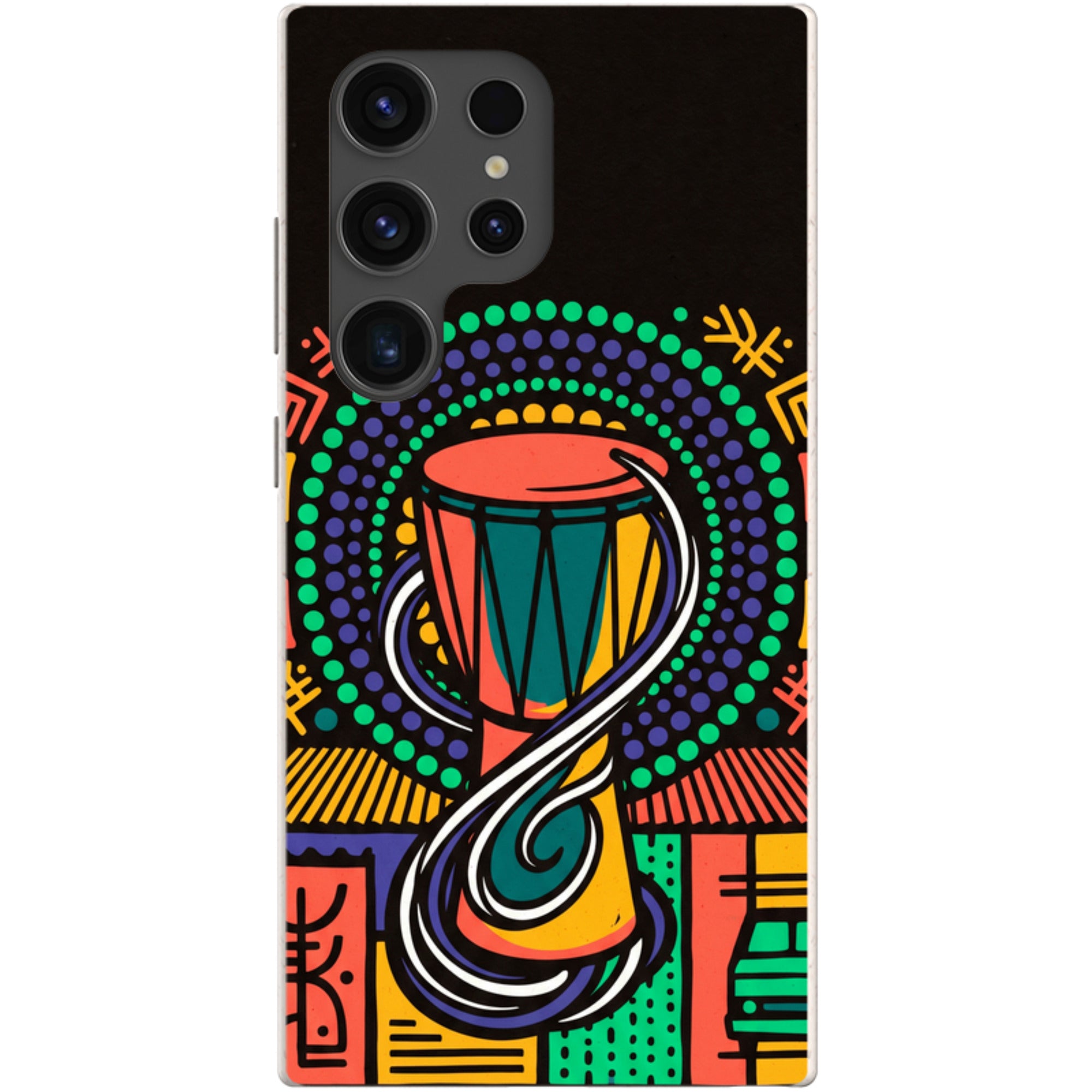 Talking Drum Halo by Ada Okoye — Galaxy Bio-degradable Case for Samsung Galaxy — Finnaij