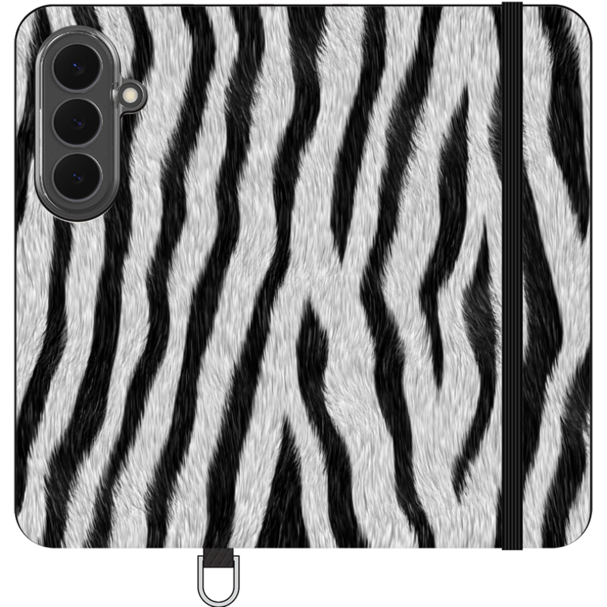 Zebra Groove — Folio Wallet Case — Finnaij