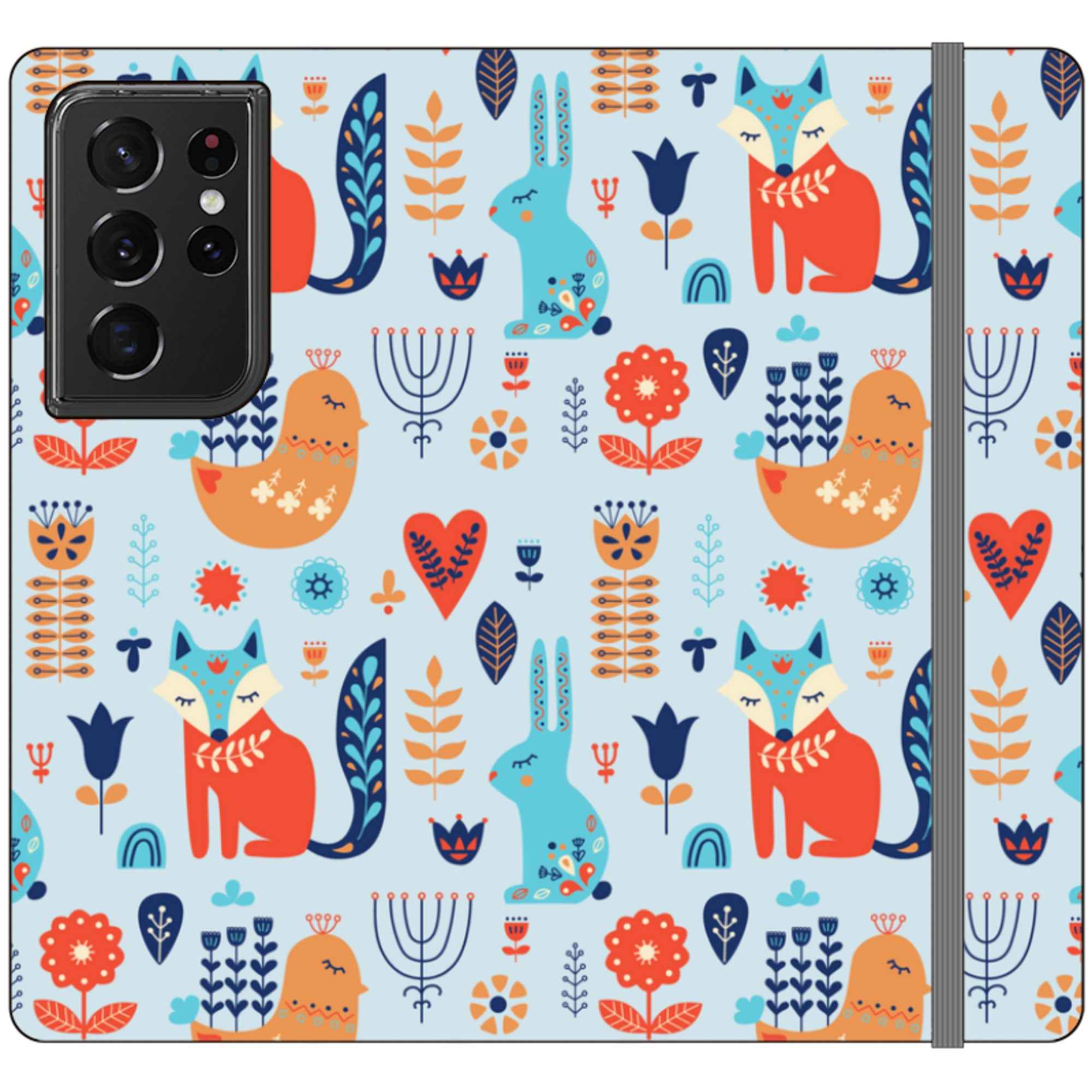 Nordic Ornament — Apple Folio Wallet Case — Finnaij