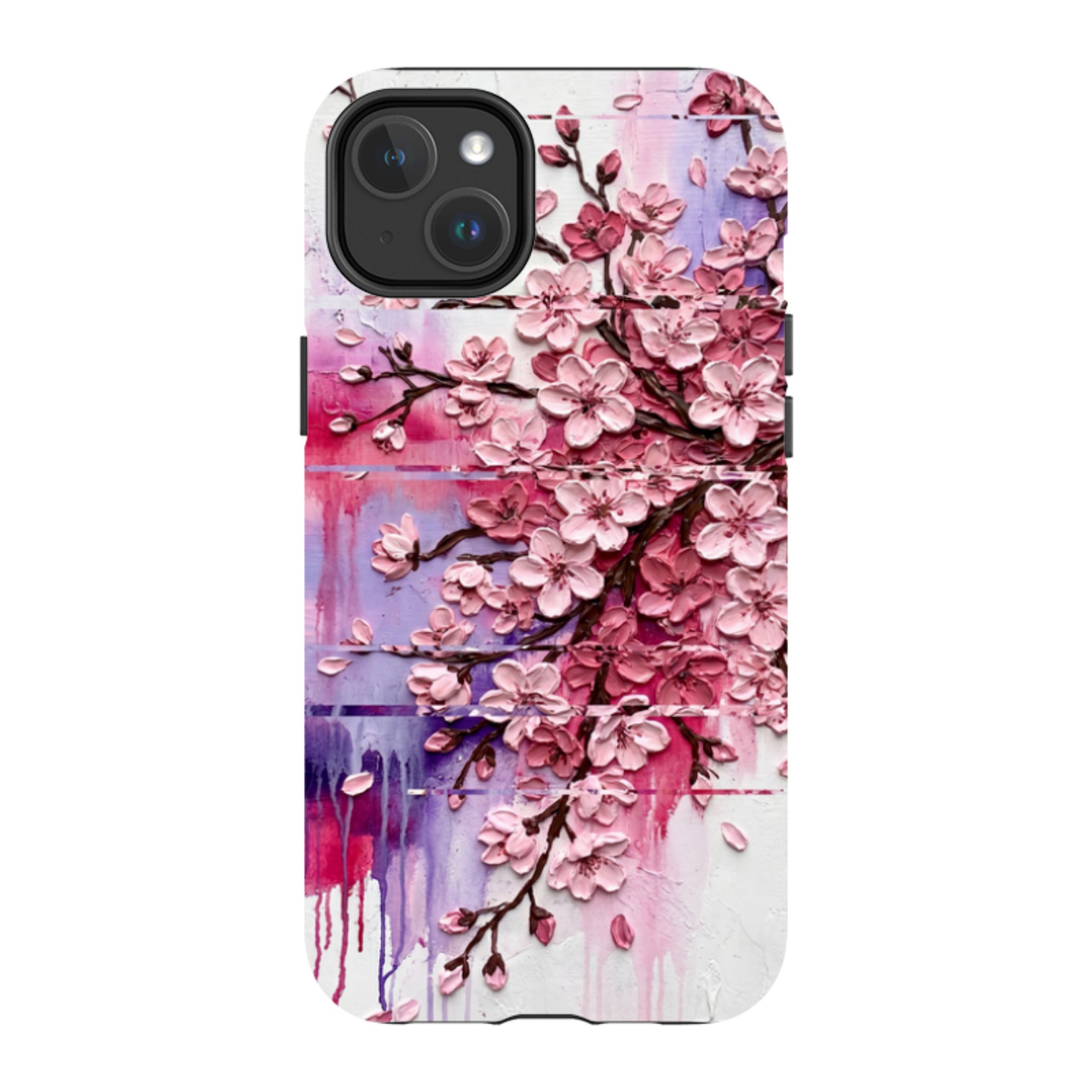 Cherry Blossoms by Frida Lövström — iPhone 14 Plus Magsafe Tough Case — Finnaij