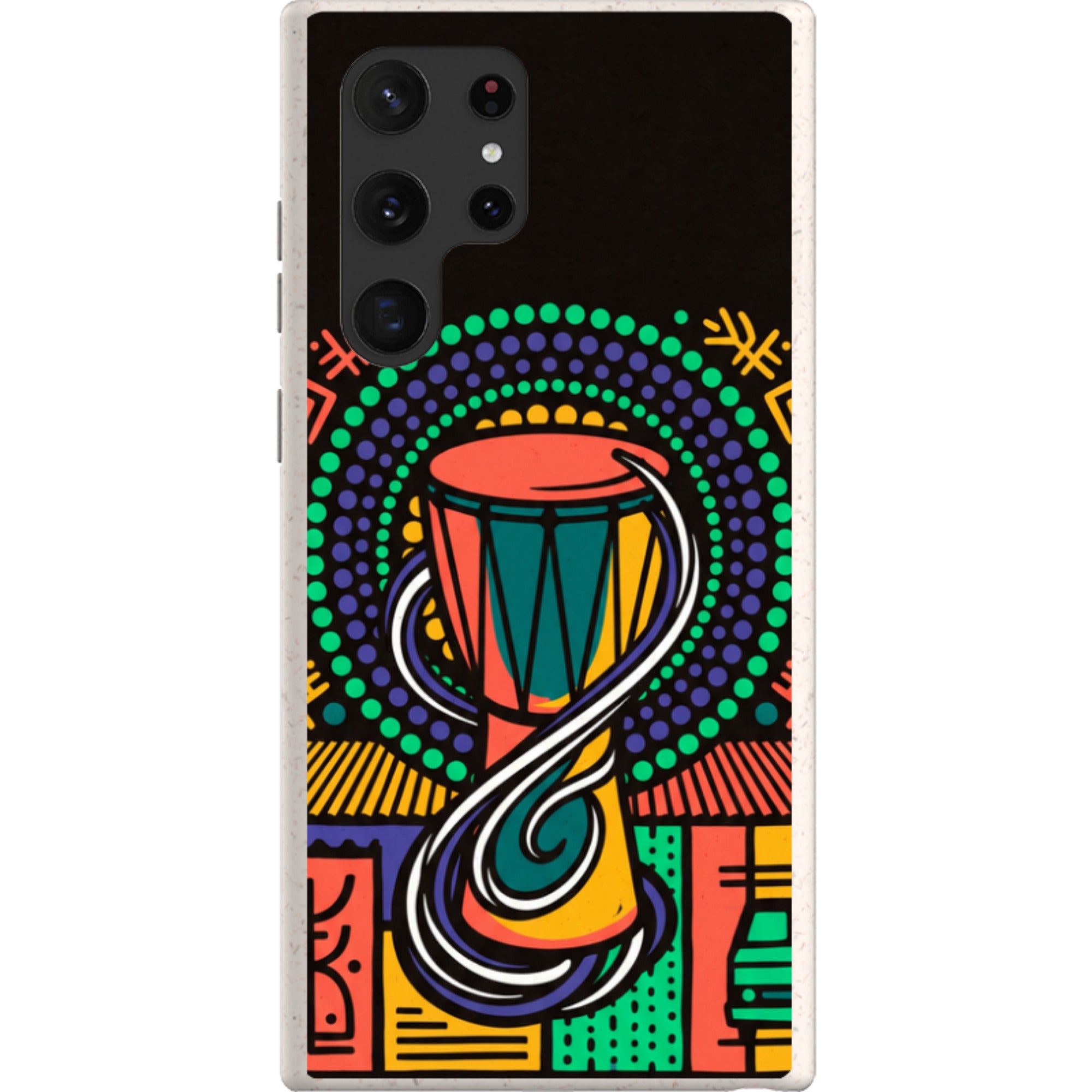 Talking Drum Halo by Ada Okoye — Galaxy Bio-degradable Case for Samsung Galaxy — Finnaij