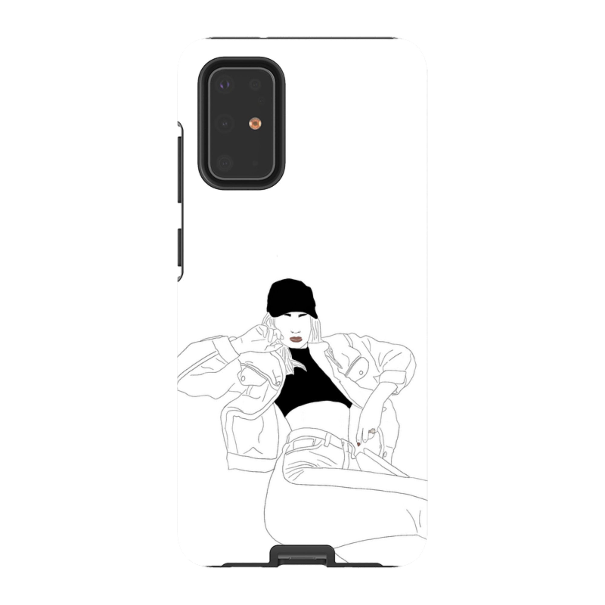 Black Cap by Keagan Haight - Samsung Tough Case