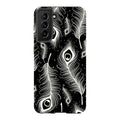 Feathers in Bloom Black — S21 Tough Case — Finnaij