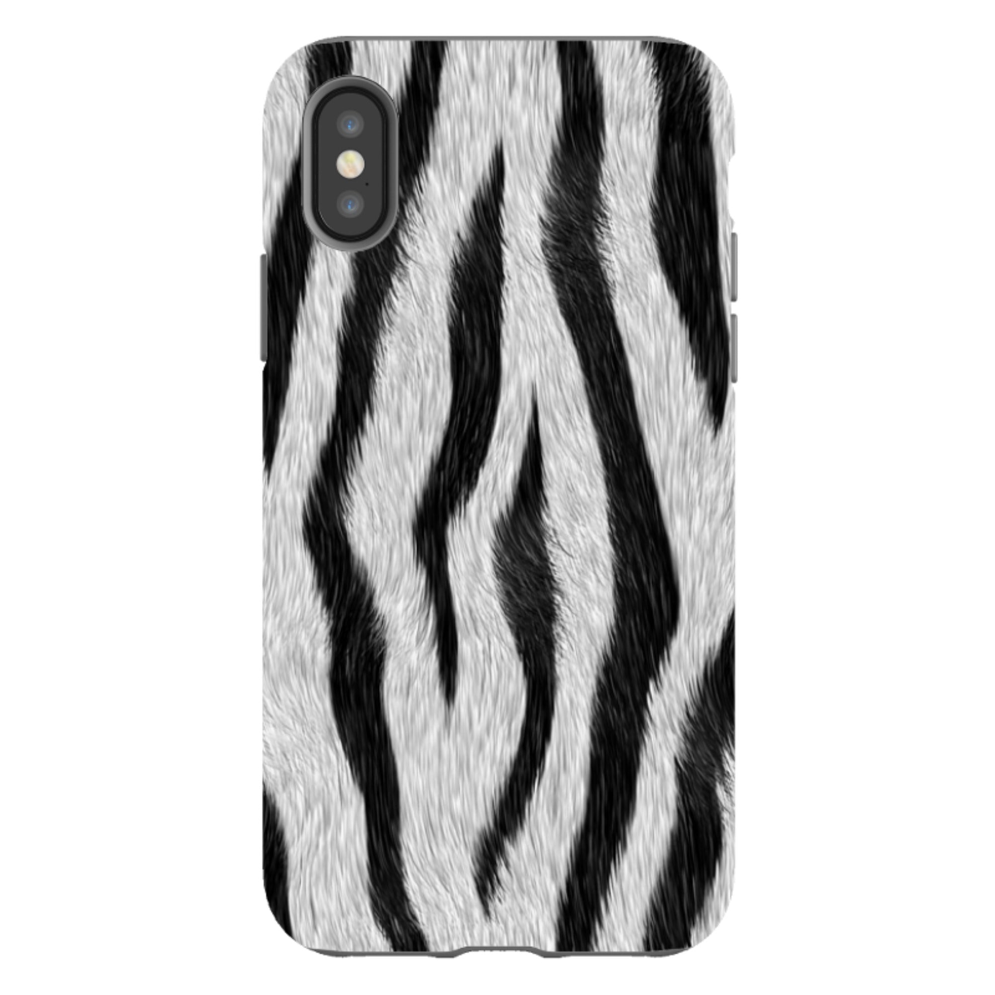 Zebra Groove - iPhone Tough Case