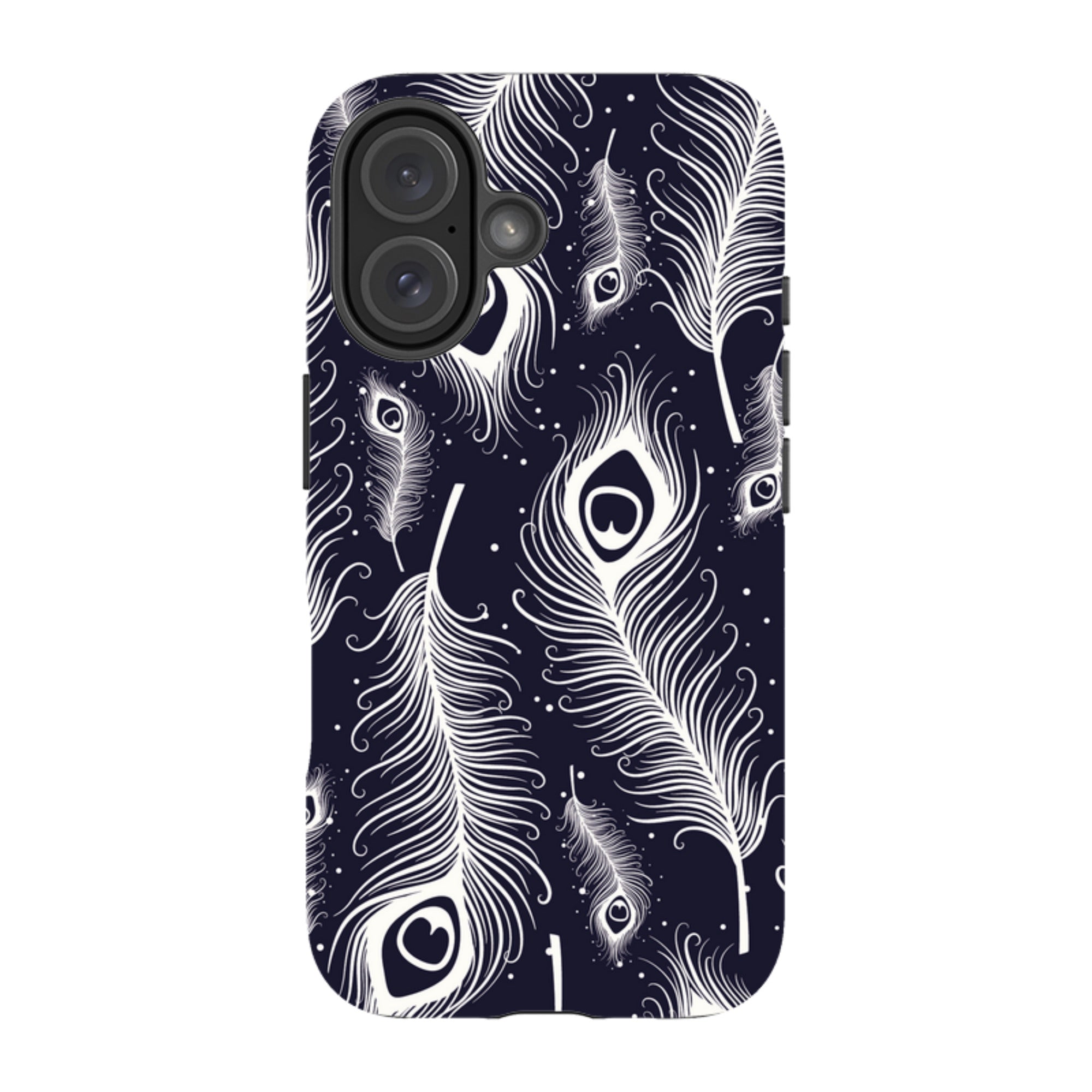 Feathers in Bloom — Apple iPhone Tough Case — Finnaij