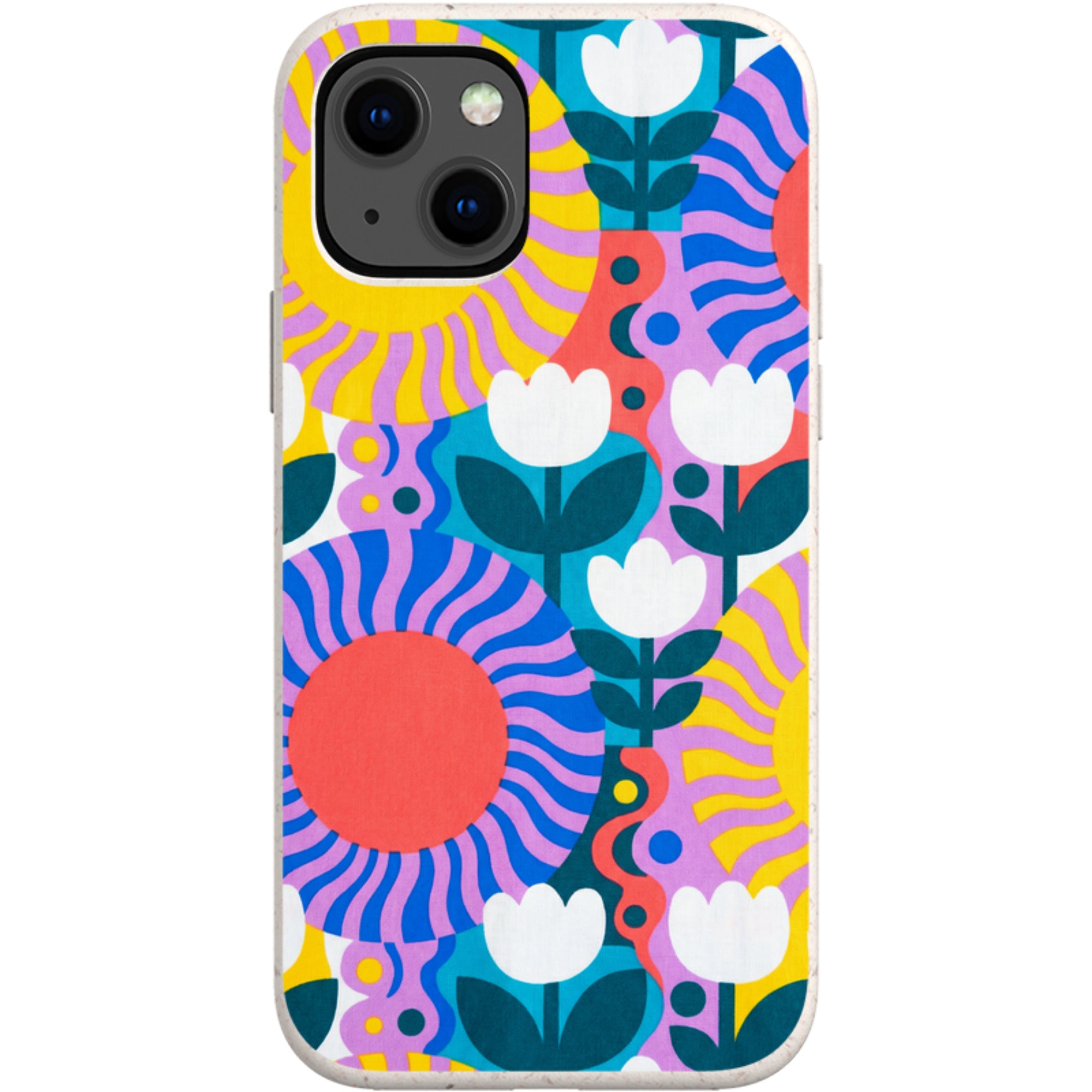Midnight Sun Mod Bloom by Salla Niemi — iPhone 13 Mini iPhone Bio-degradable Case — Finnaij