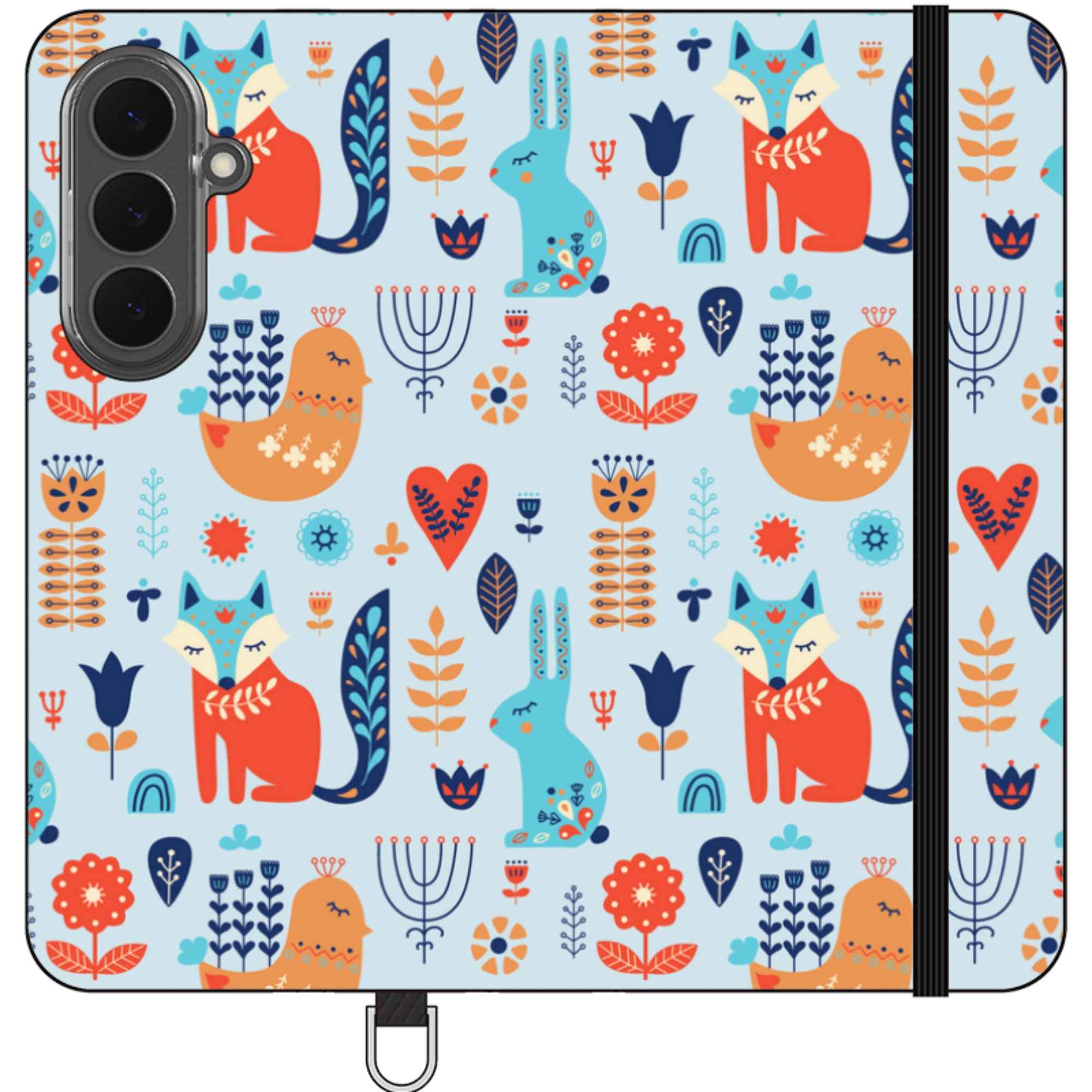 Nordic Ornament — Apple Folio Wallet Case — Finnaij