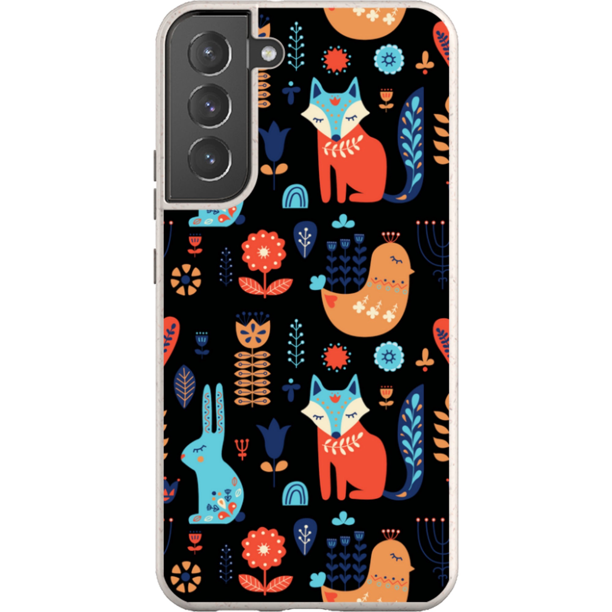 Nordic Ornament Black — Samsung Galaxy Bio-degradable Case — Finnaij