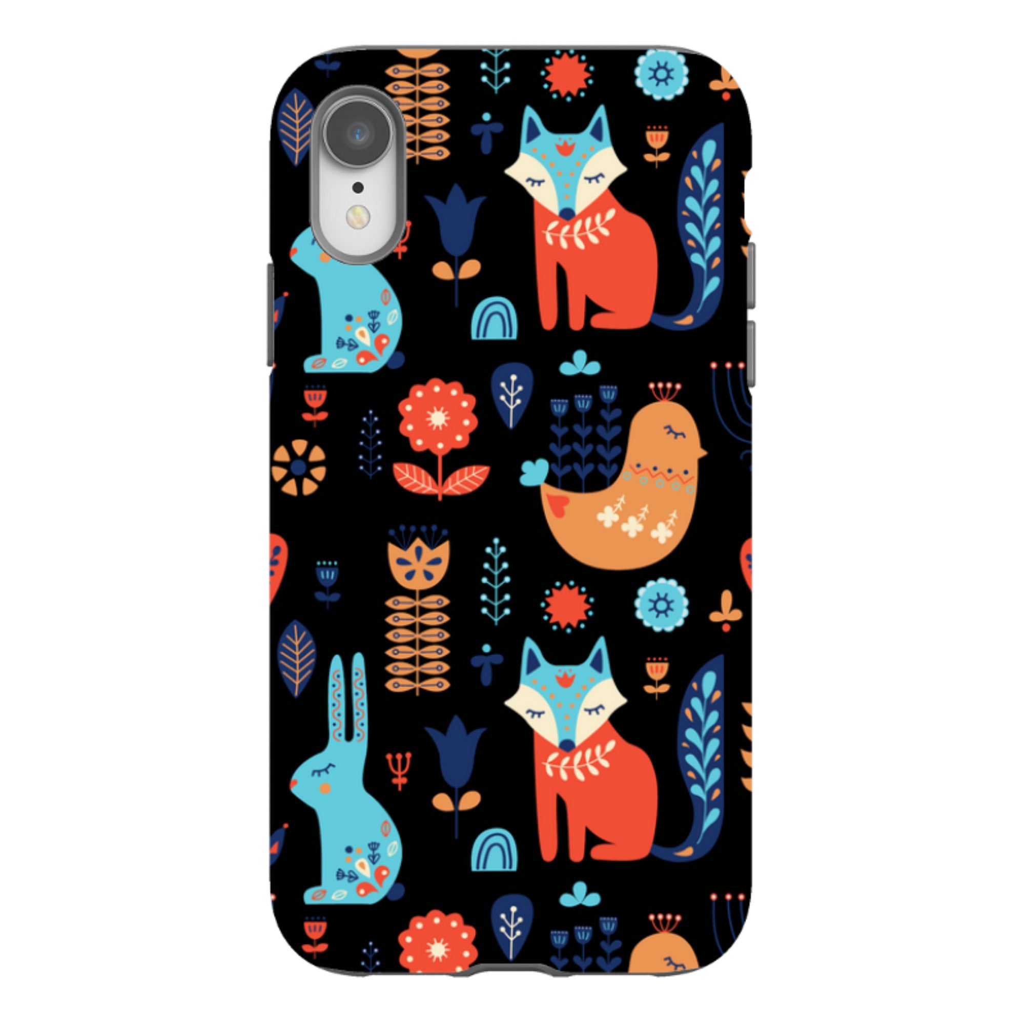 Nordic Ornament Black - iPhone Tough Case