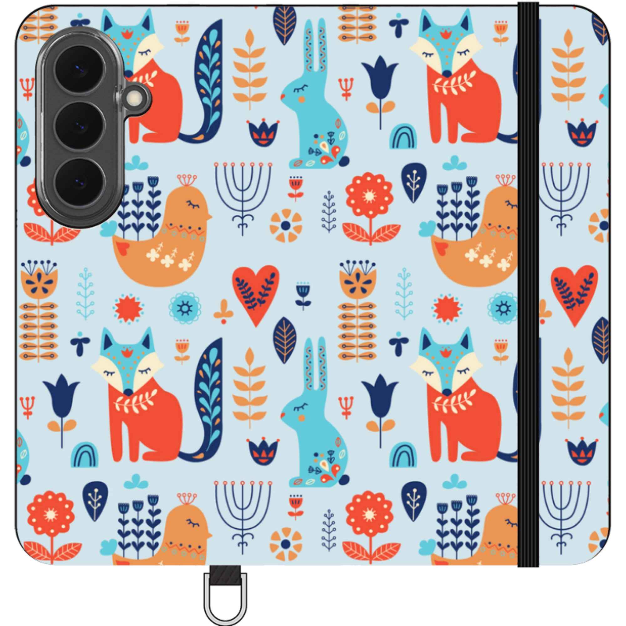 Nordic Ornament — Apple Folio Wallet Case — Finnaij