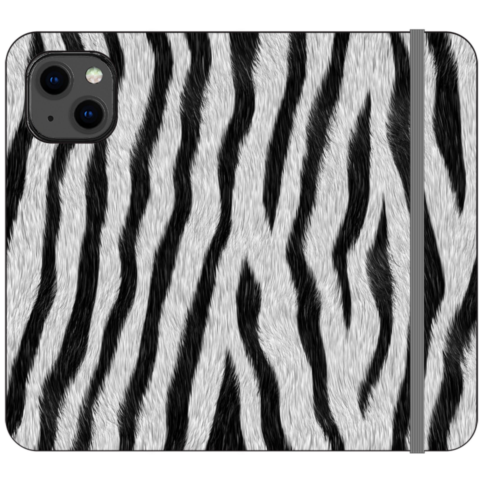 Zebra Groove - Folio Wallet Case - Finnaij