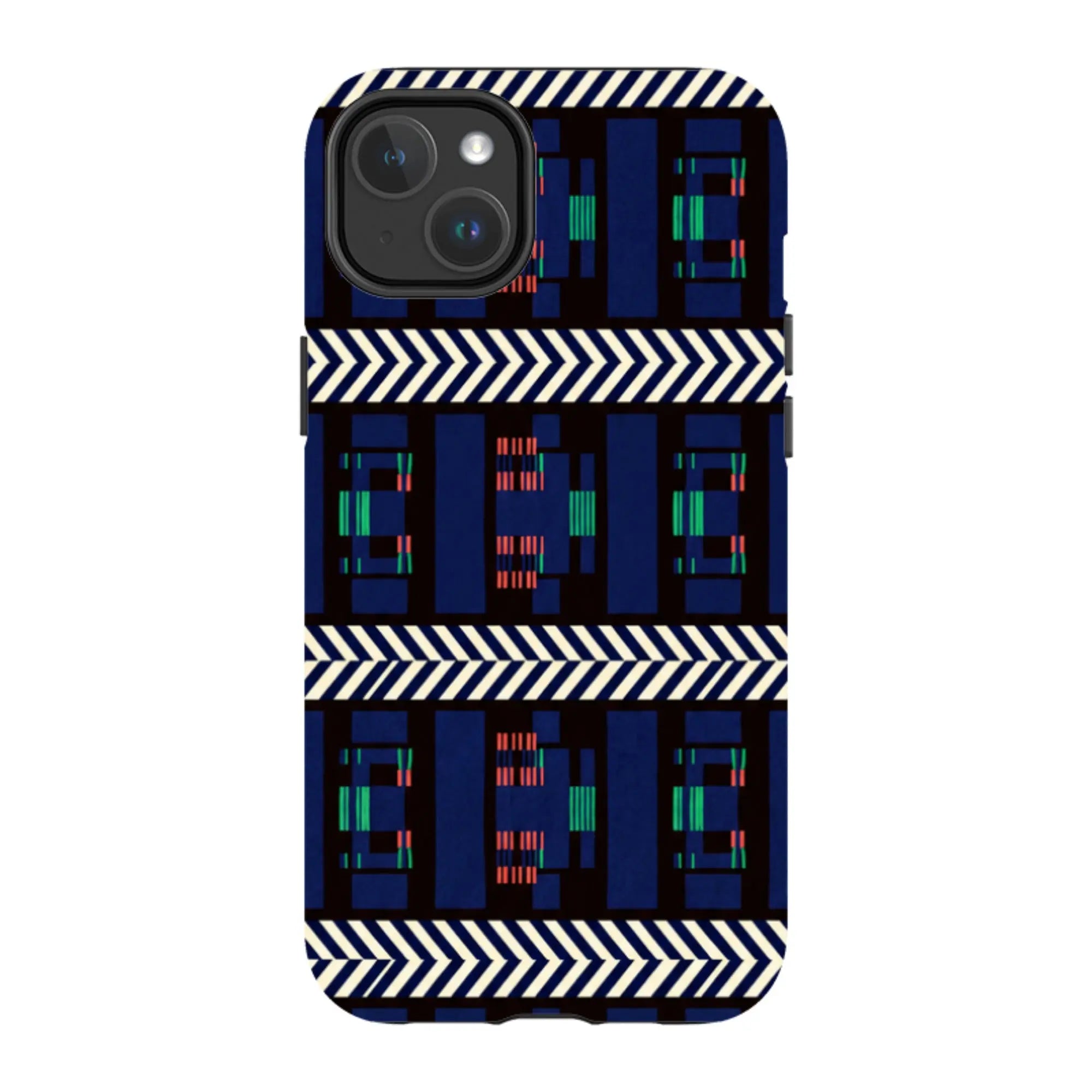 Midnight Aso-Oke by Ada Okoye — iPhone 14 Plus MagSafe Tough Case — Finnaij