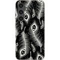 Feathers in Bloom Black — Samsung Galaxy Bio-degradable Case — Finnaij