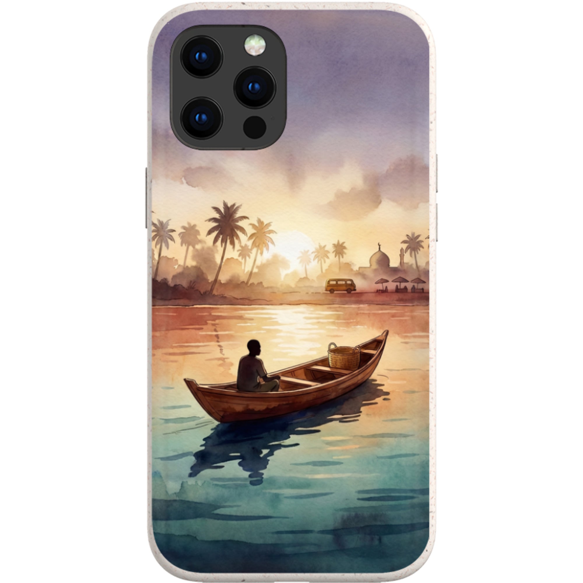 Lagoon Morning by Tobi Akinyemi — iPhone 13 Pro Max iPhone Bio-degradable Case — Finnaij