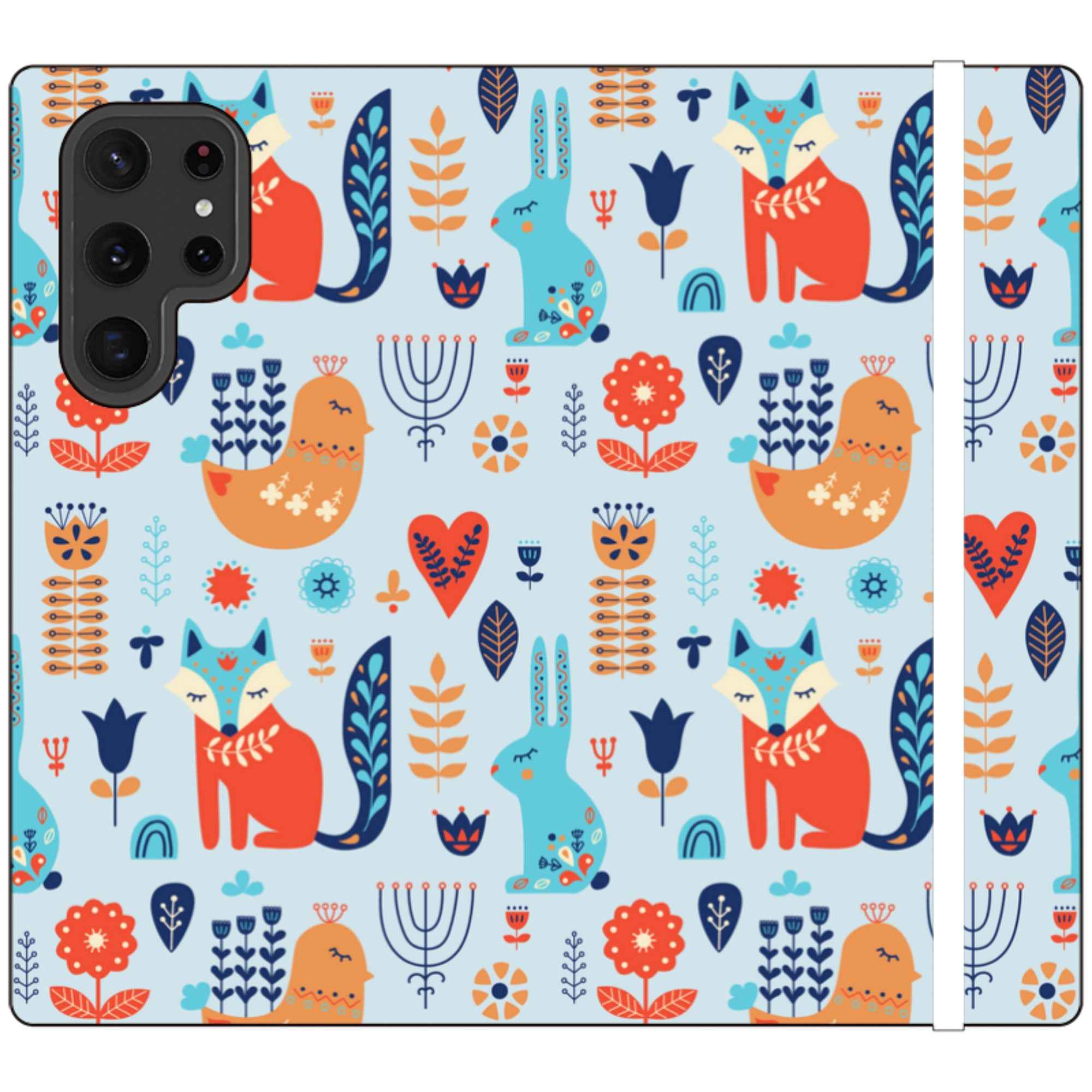 Nordic Ornament — Apple Folio Wallet Case — Finnaij