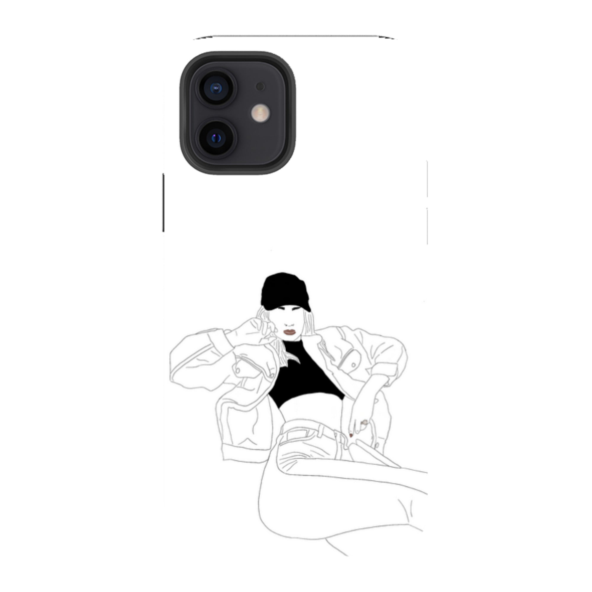 Black Cap by Keagan Haight - iPhone Tough Case