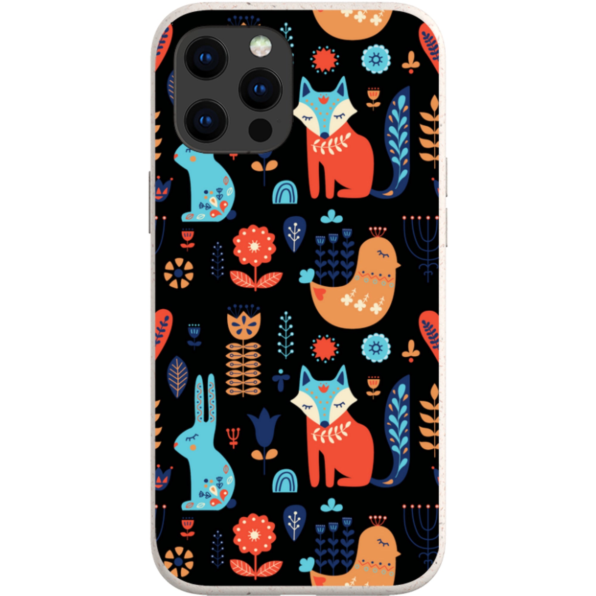 Nordic Ornament Black — iPhone 13 Pro Max iPhone Bio-degradable Case — Finnaij