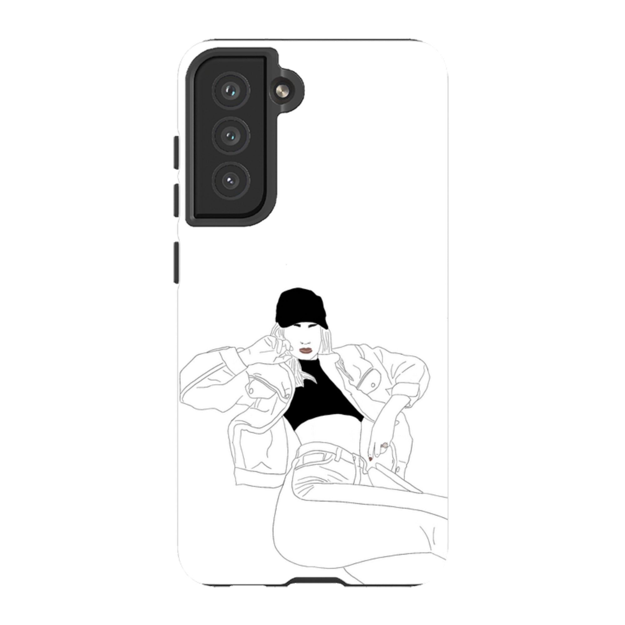 Black Cap by Keagan Haight — Samsung Galaxy Tough Case — Finnaij