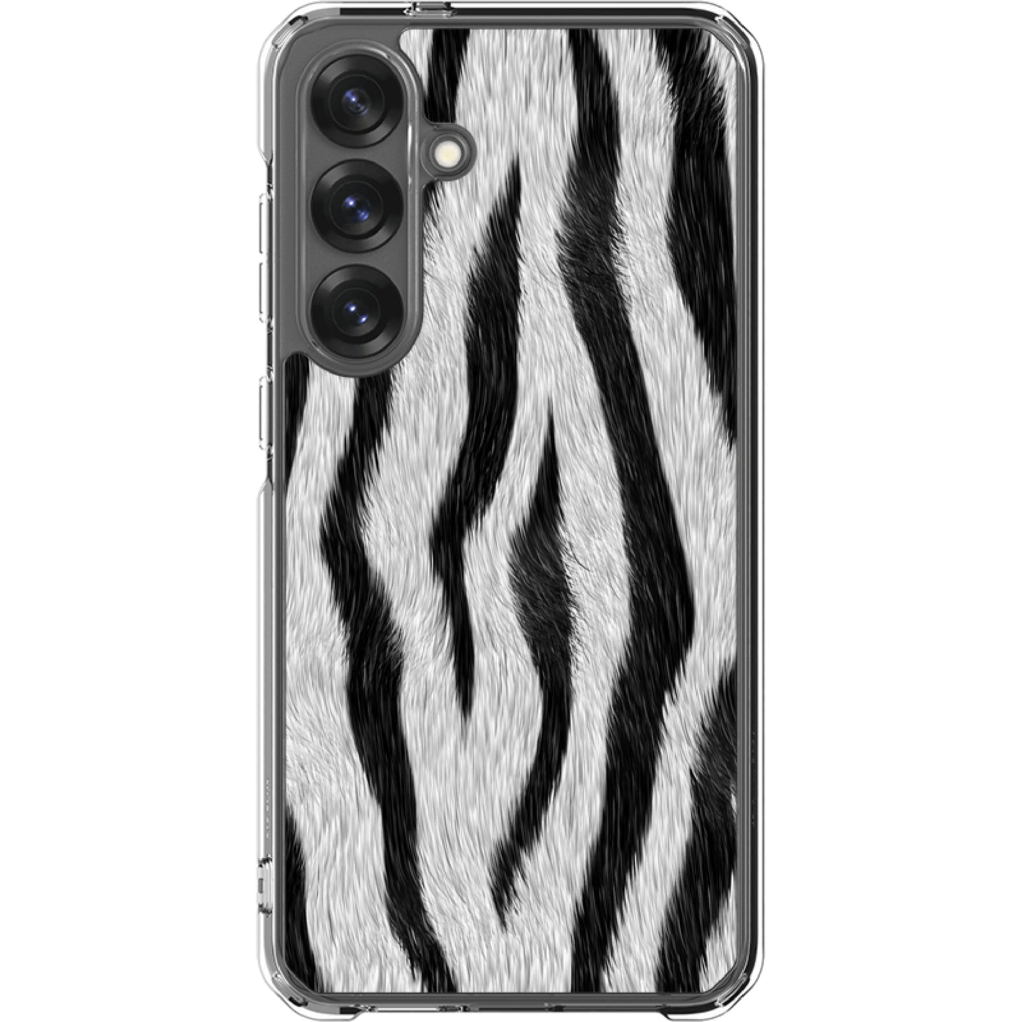 Zebra Groove — Galaxy Clear Impact Case for Samsung Galaxy — Finnaij
