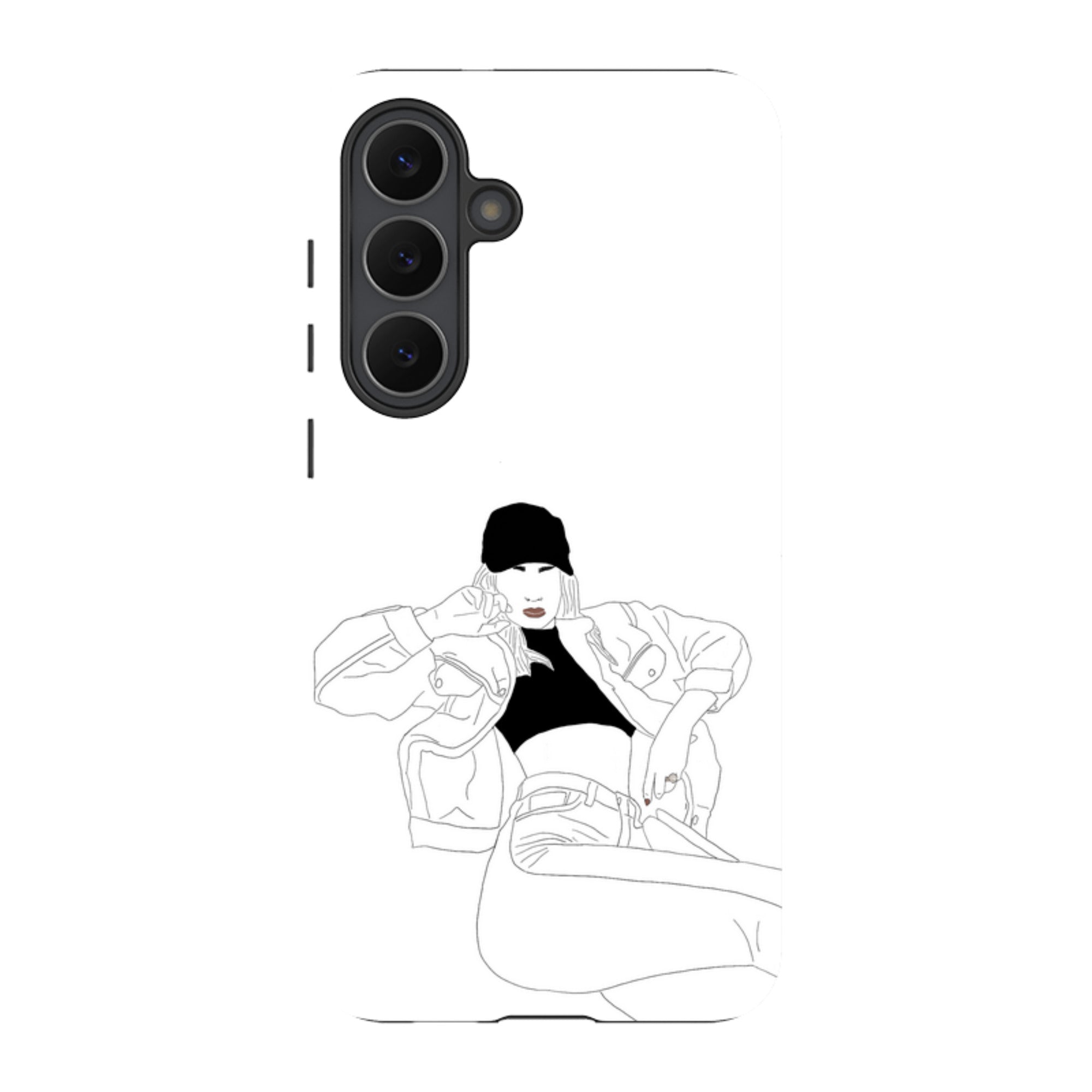 Black Cap by Keagan Haight — Tough Case for Samsung Galaxy — Finnaij