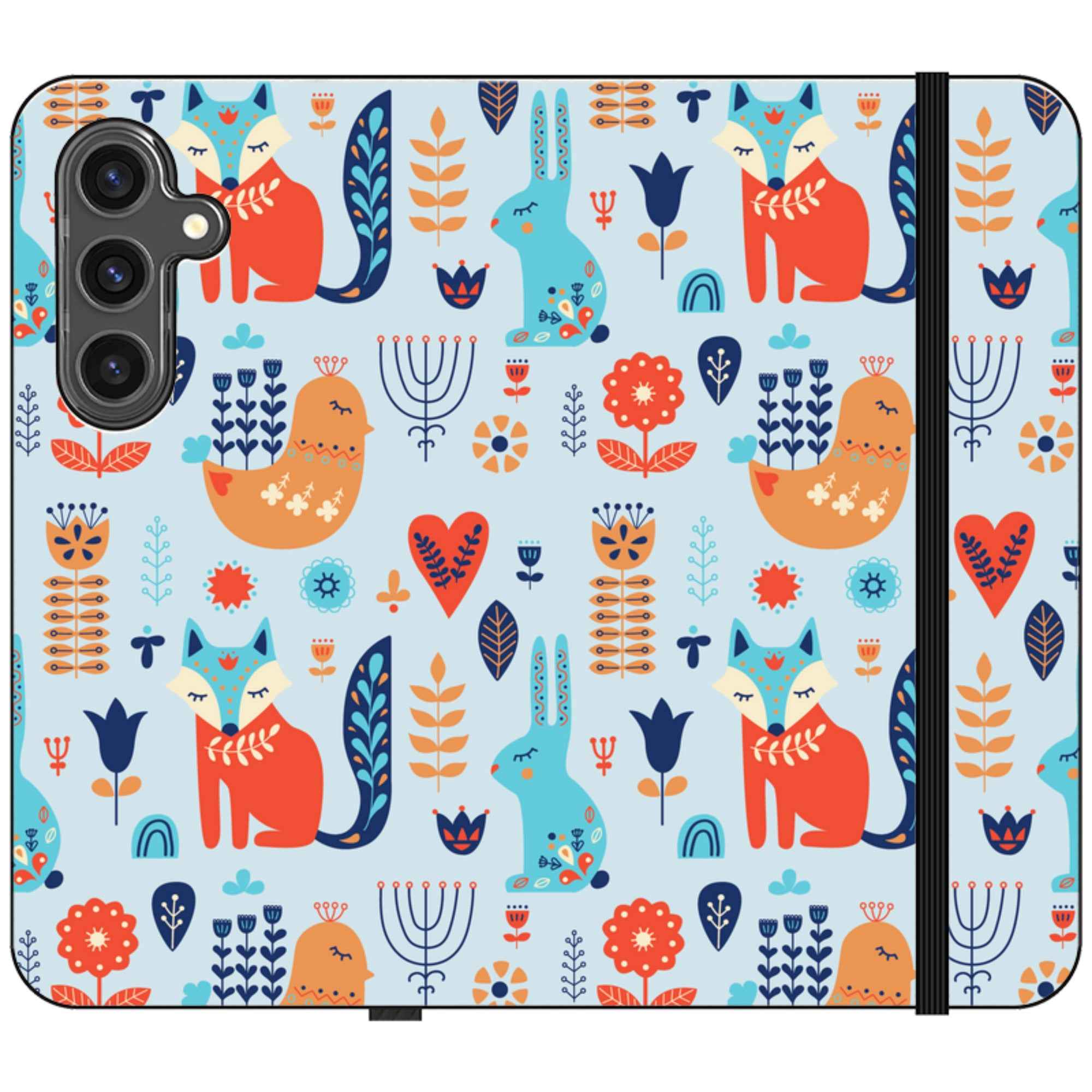 Nordic Ornament — Apple Folio Wallet Case — Finnaij