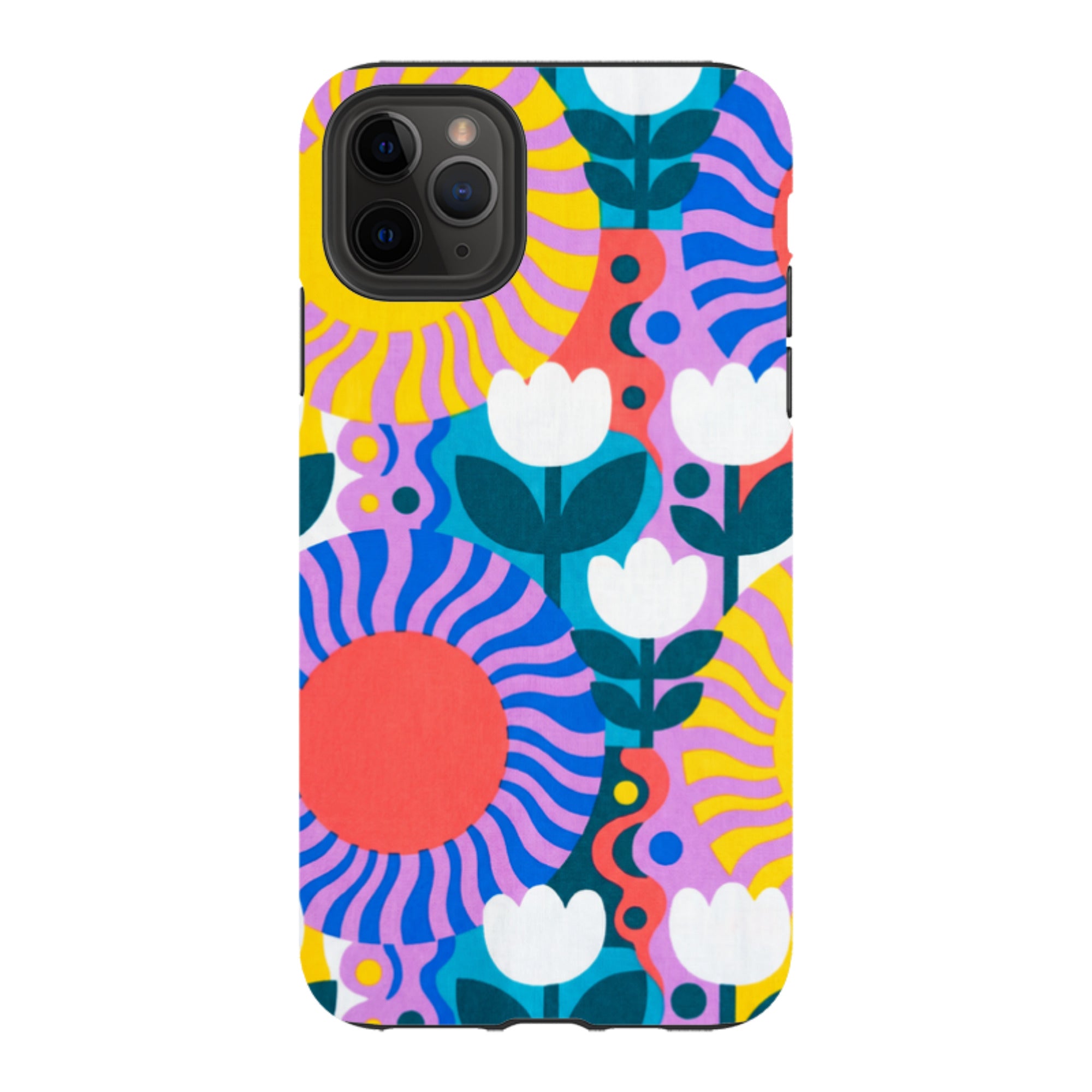 Midnight Sun Mod Bloom by Salla Niemi - iPhone Tough Case