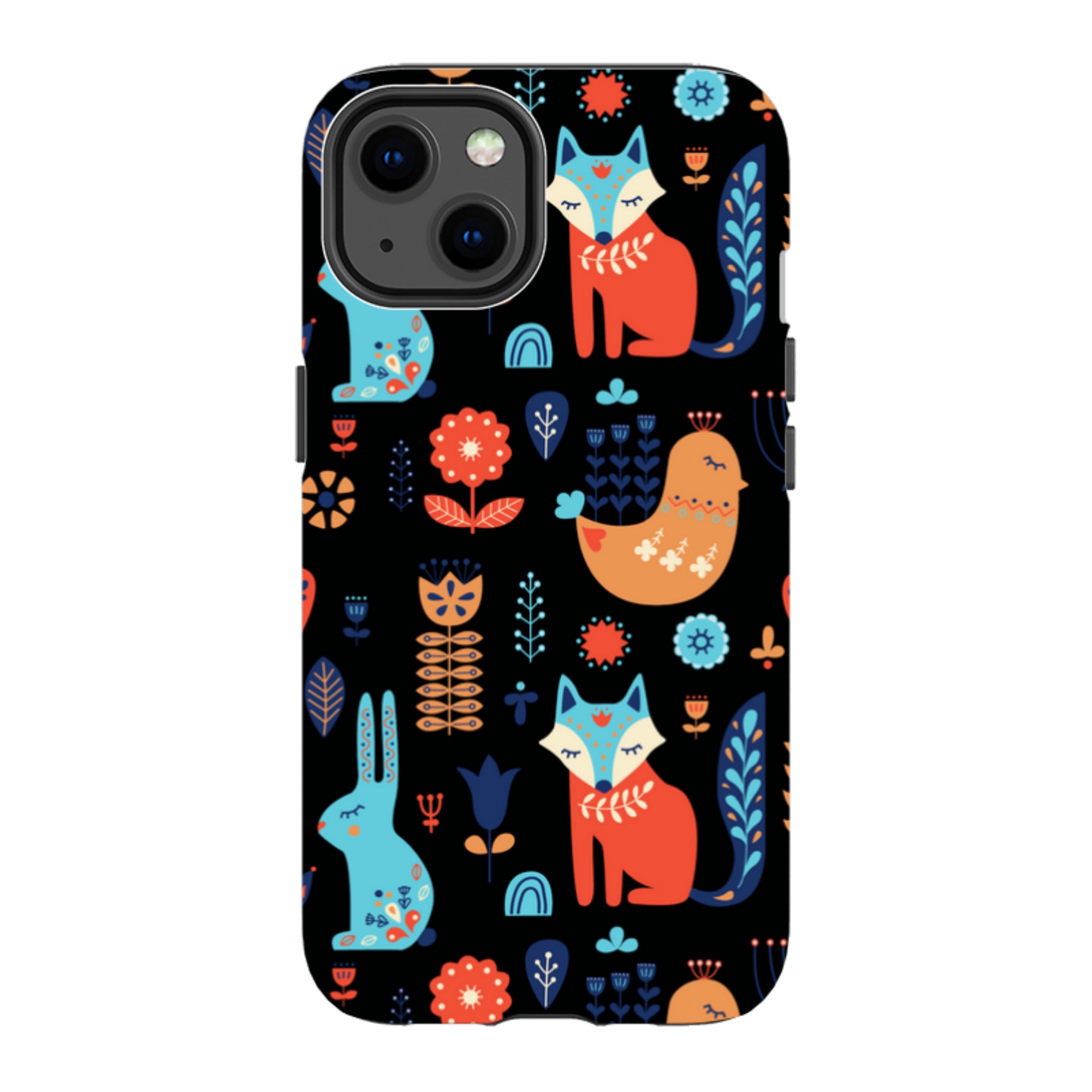 Nordic Ornament Black — Apple iPhone Tough Case — Finnaij