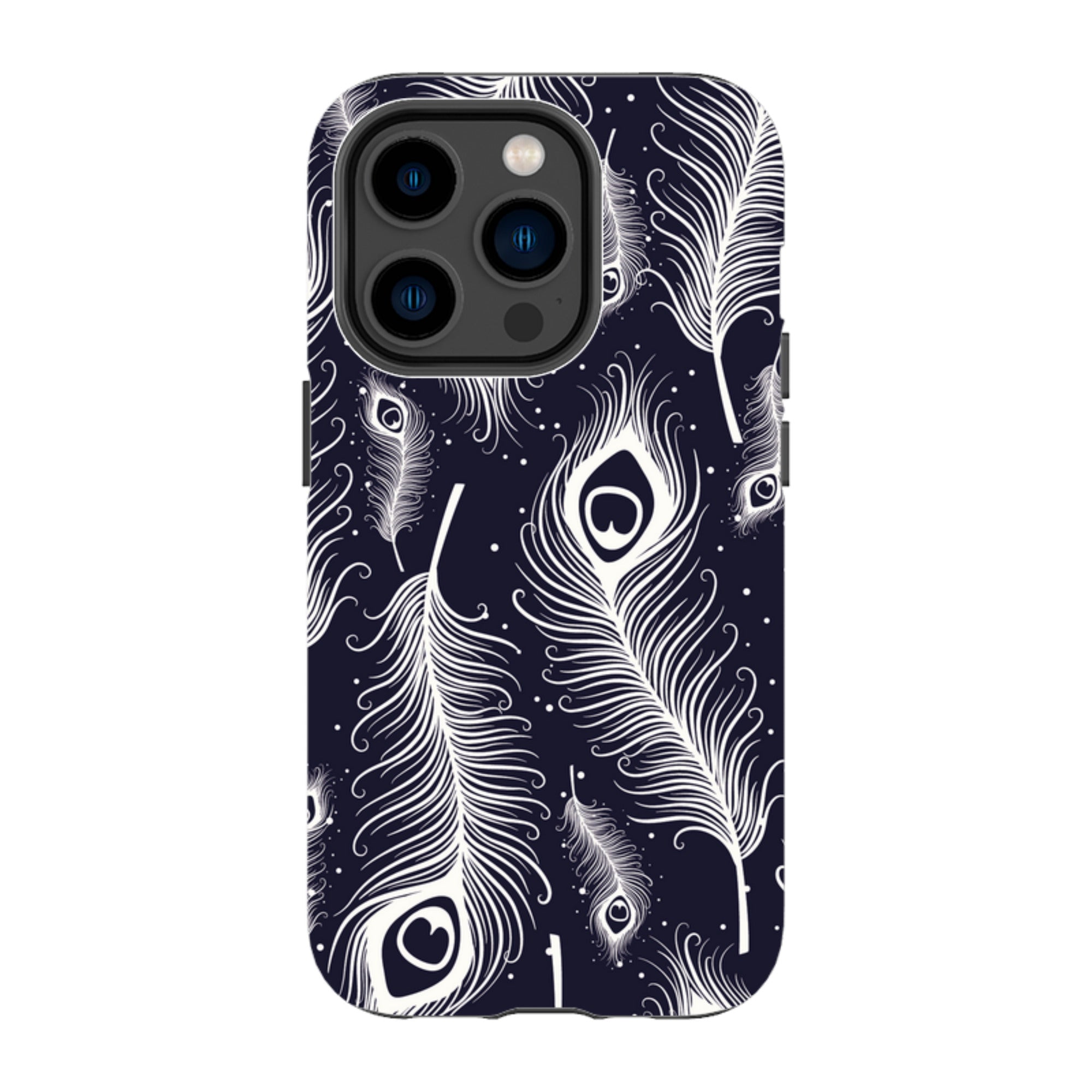 Feathers in Bloom — Apple iPhone Tough Case — Finnaij