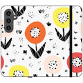 Botanical Doodle — Apple Folio Wallet Phone Case — Finnaij