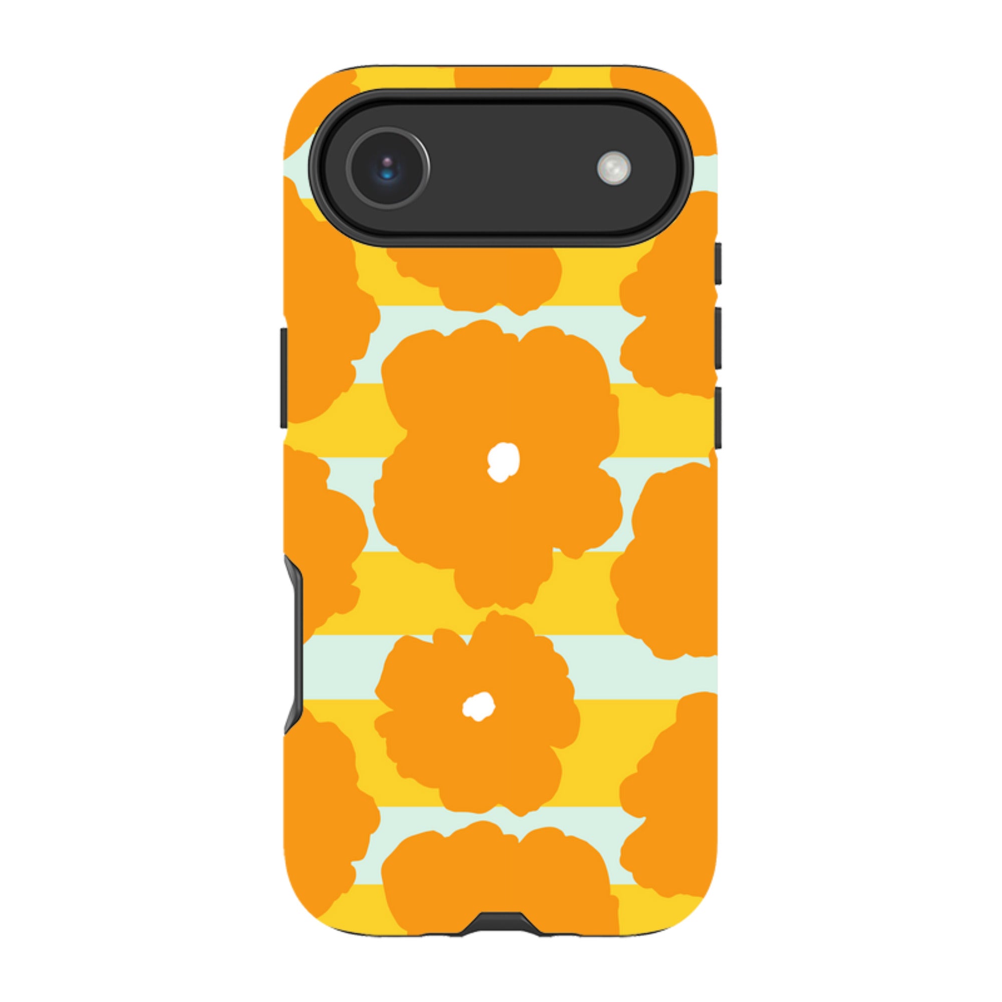 Bold Floral Orange — Apple iPhone Tough Case — Finnaij