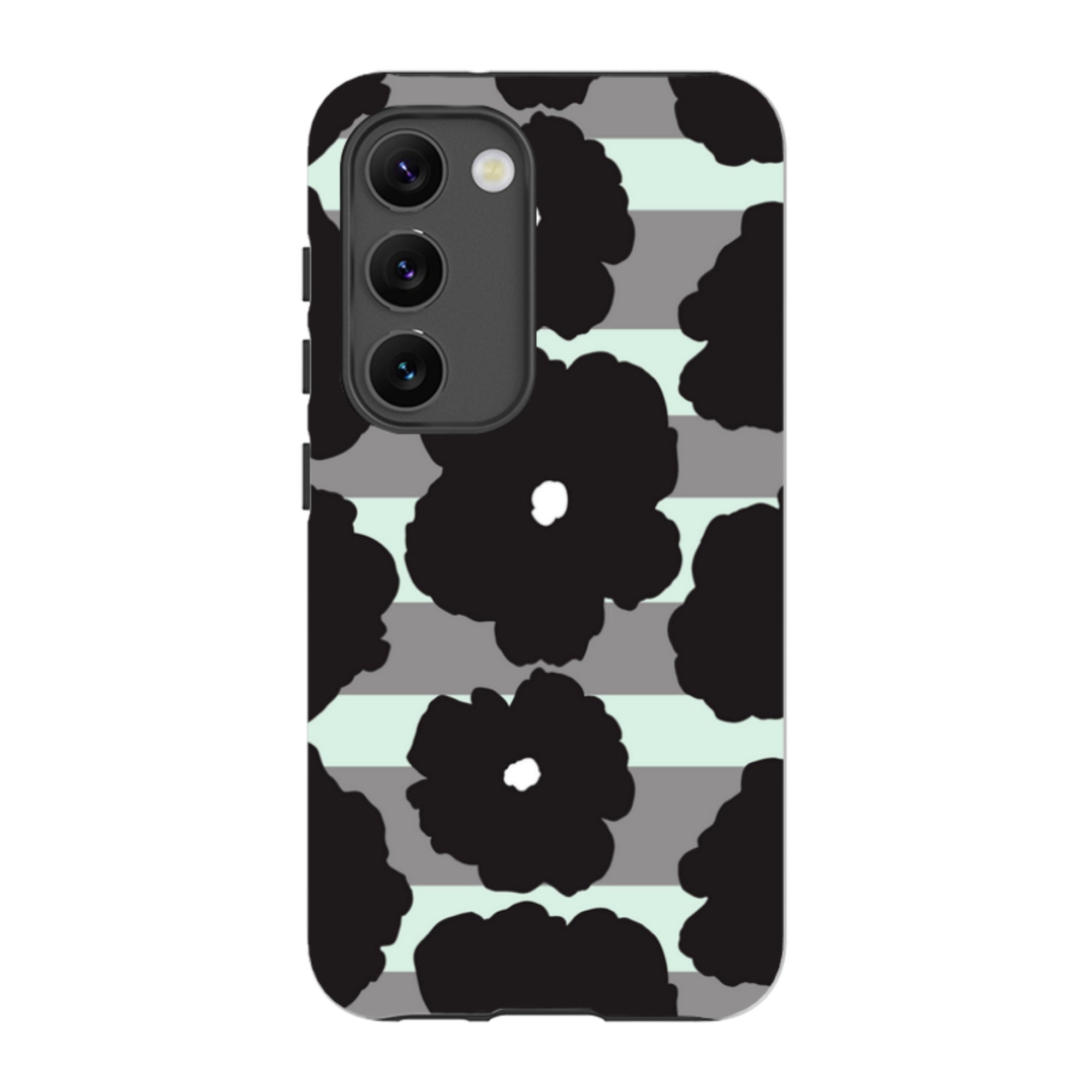 Bold Floral Black — Samsung Galaxy Tough Case — Finnaij