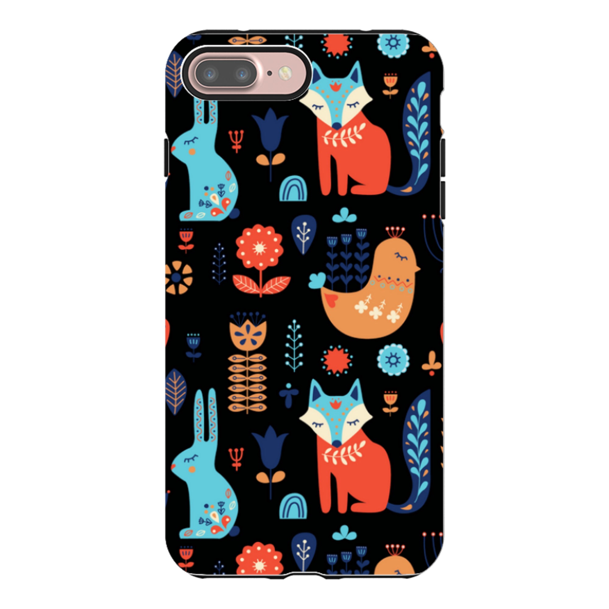 Nordic Ornament Black - iPhone Tough Case