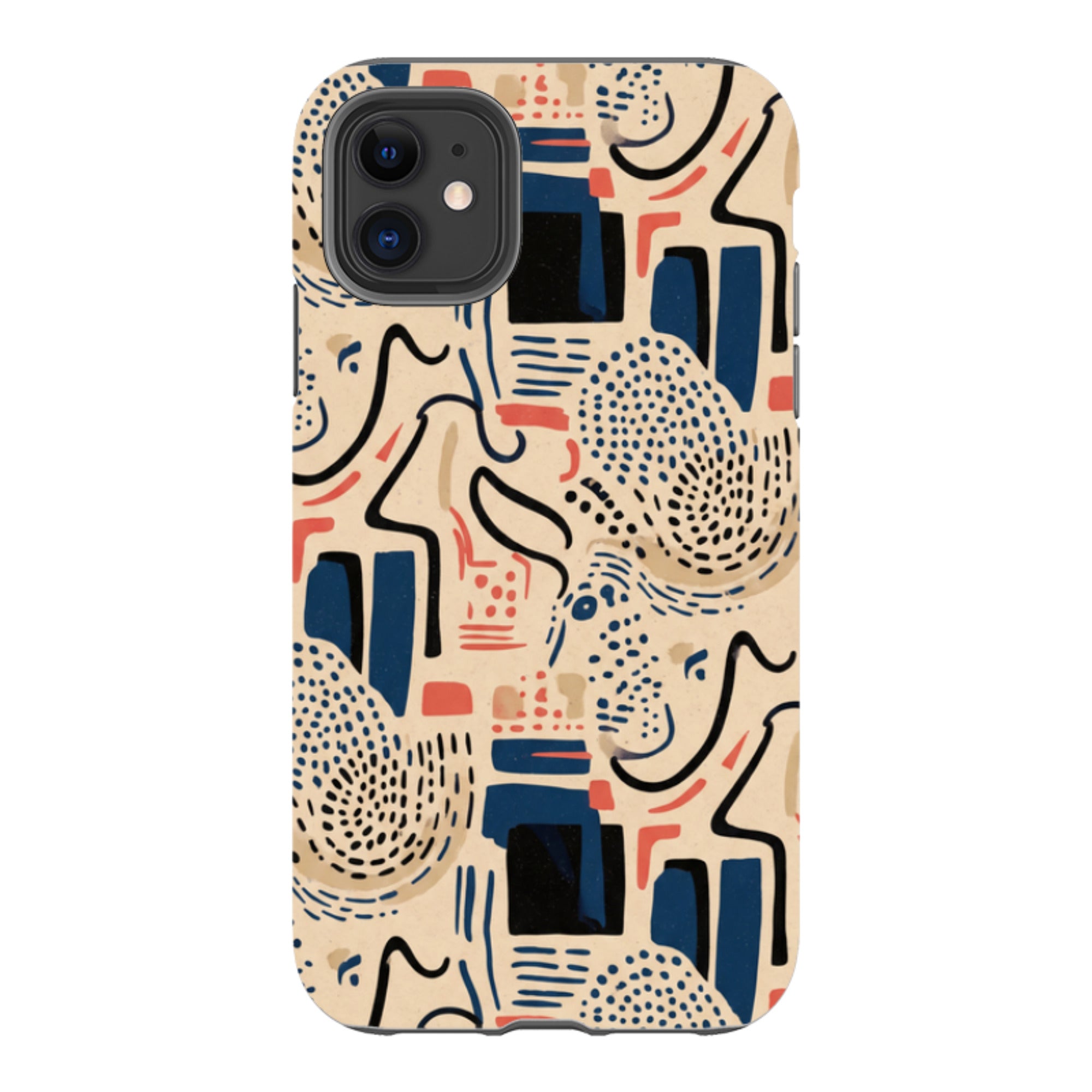 Sandstone Adire by Ada Okoye - iPhone Tough Case