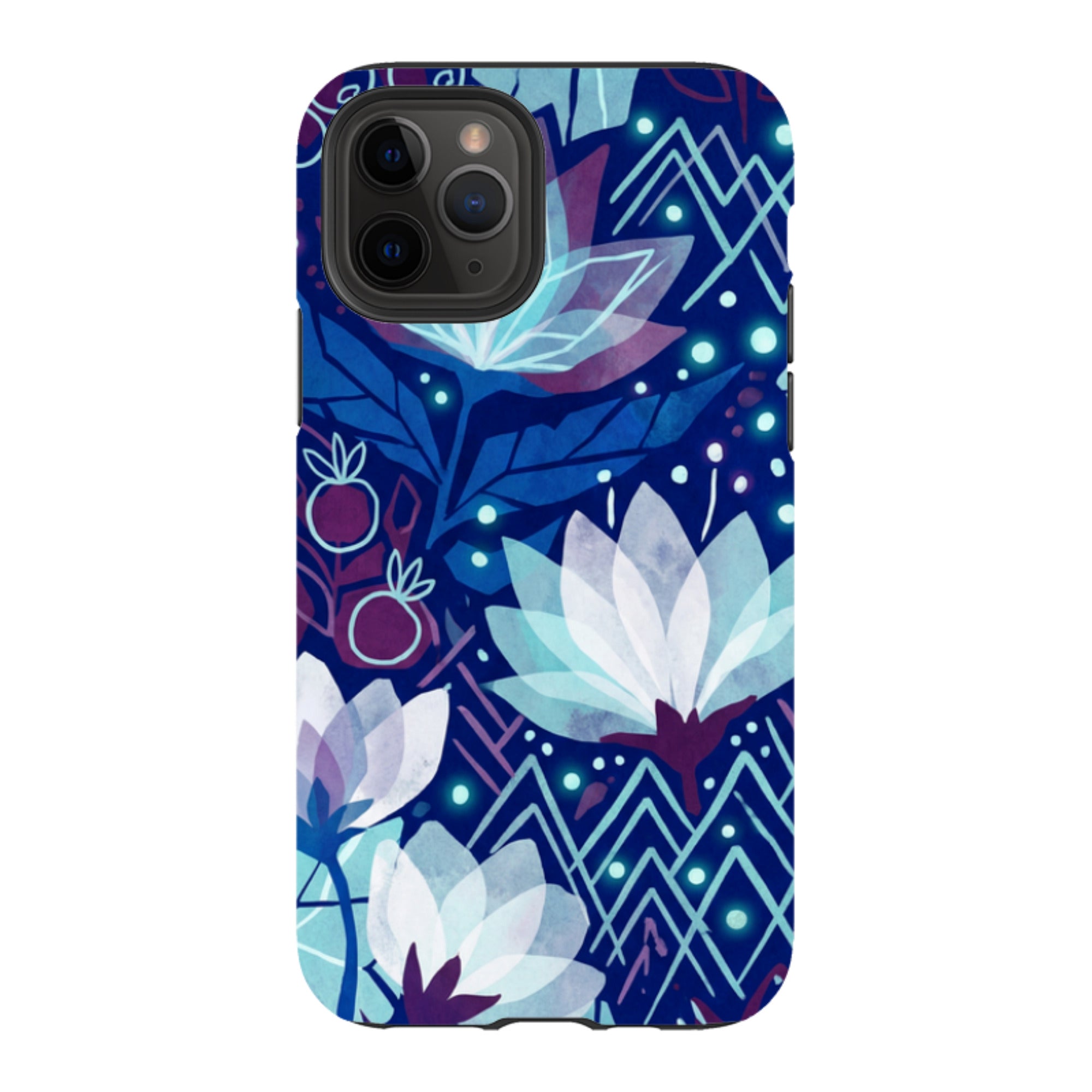 Frozen Lake Petals by Aino Kallio - iPhone Tough Case
