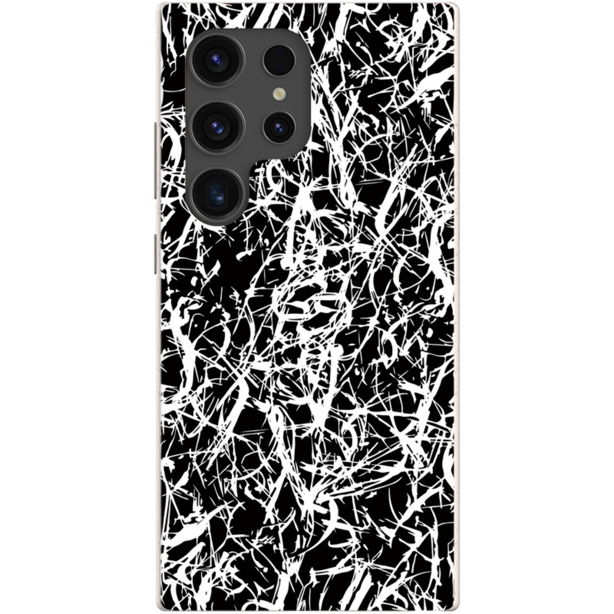 Black-White Grunge — Samsung Galaxy Bio-degradable Case — Finnaij