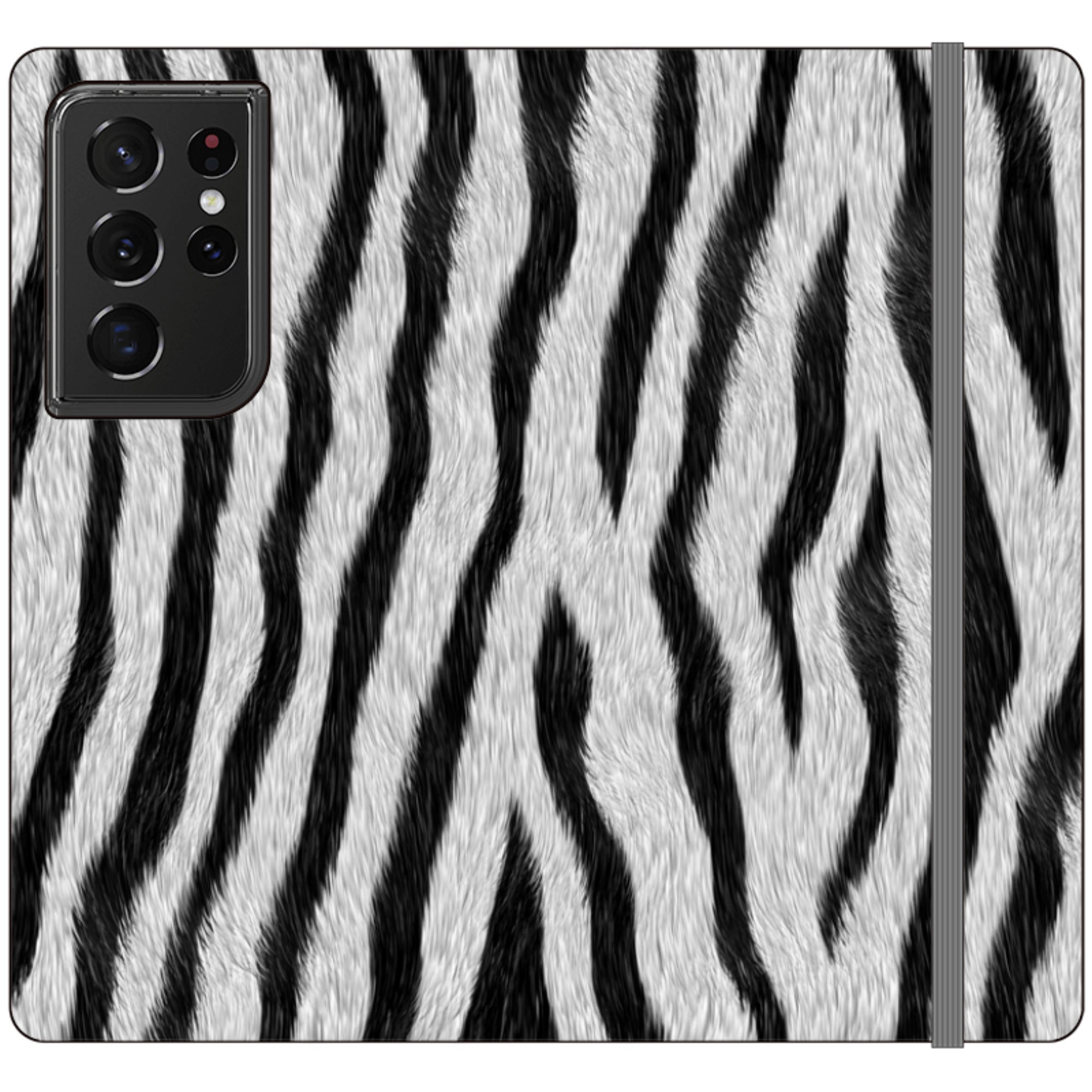Zebra Groove — Folio Wallet Case — Finnaij