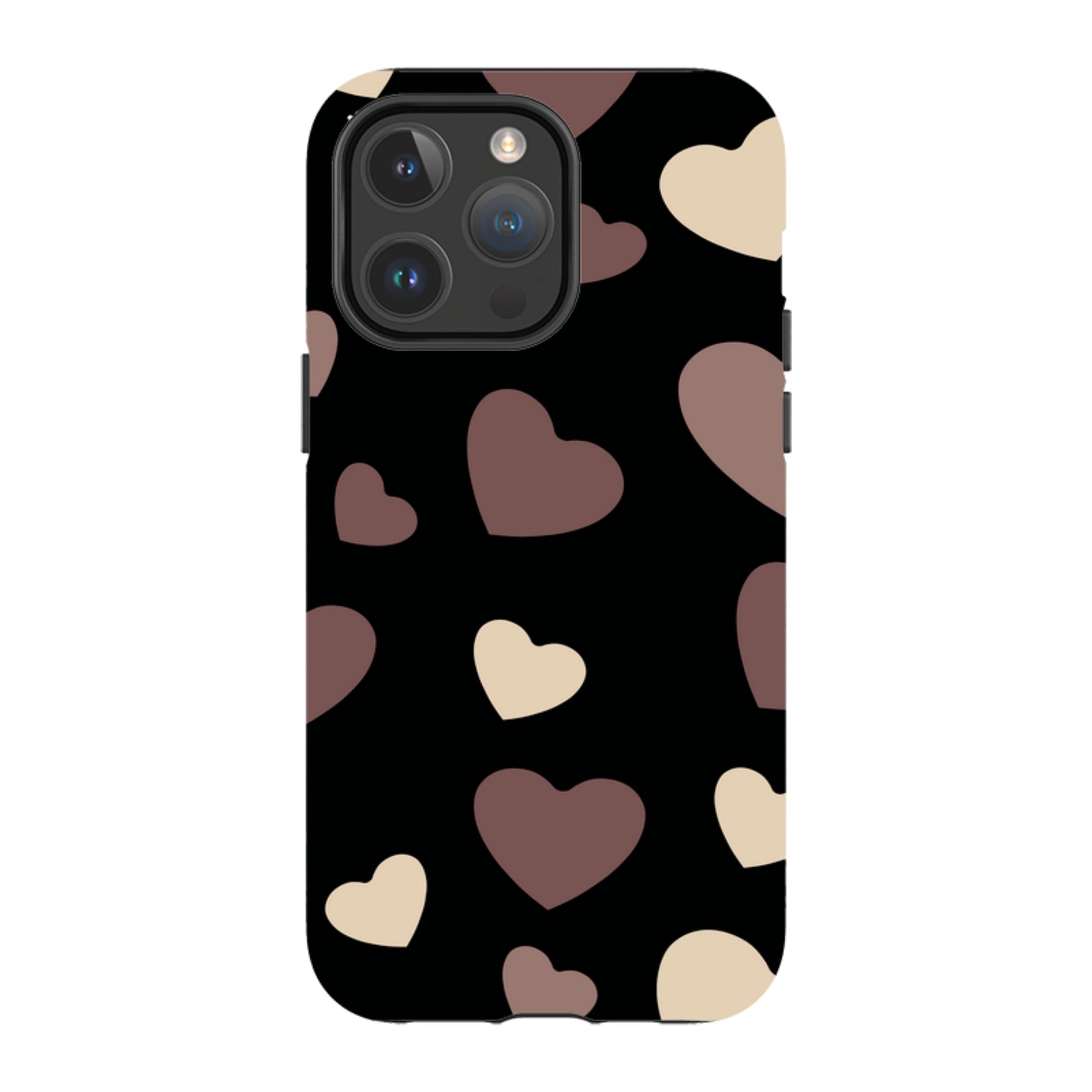 White & Black Hearts- iPhone Magsafe Tough Case — iPhone 14 Pro Max — Finnaij